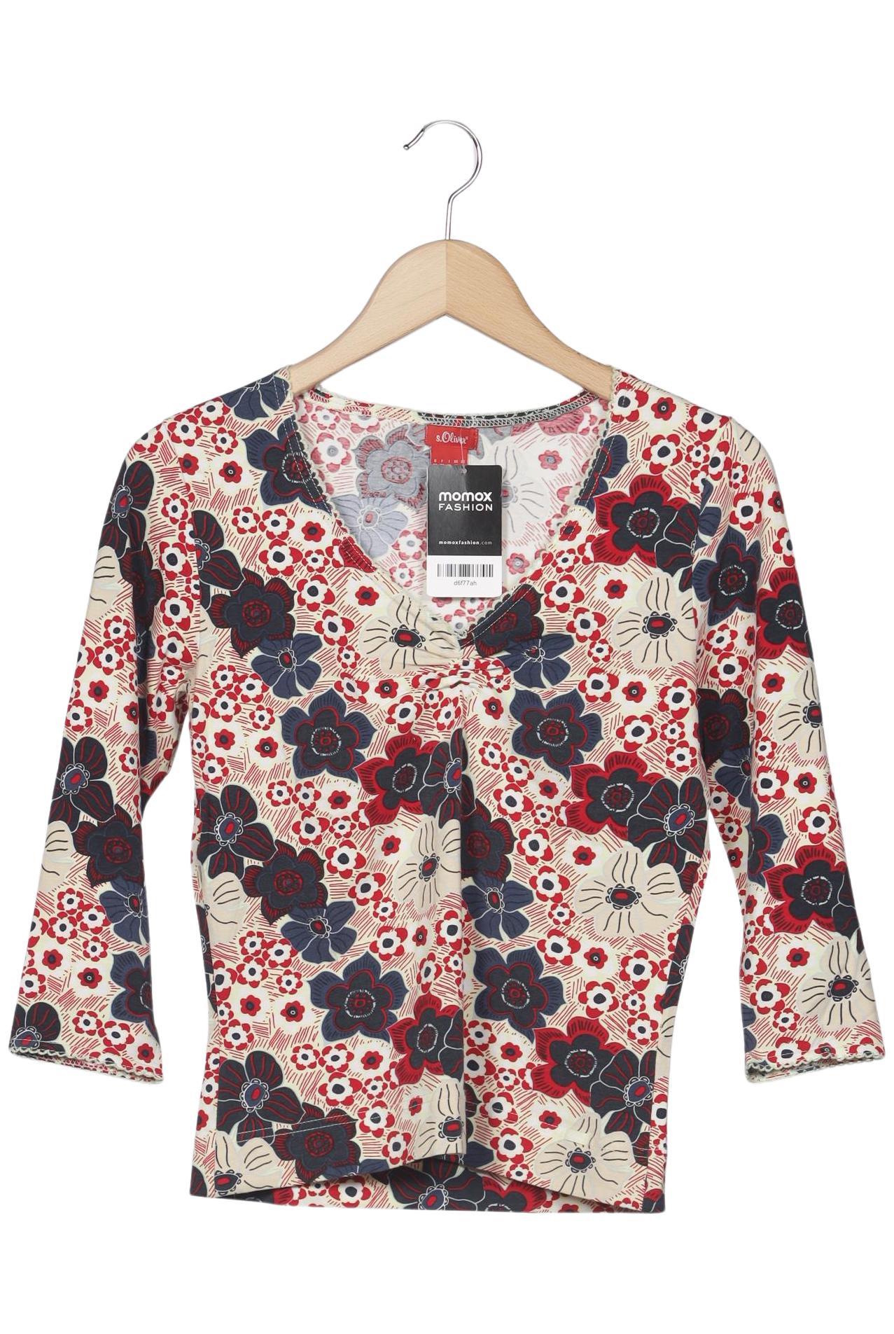 

s.Oliver Damen Langarmshirt, mehrfarbig, Gr. 36