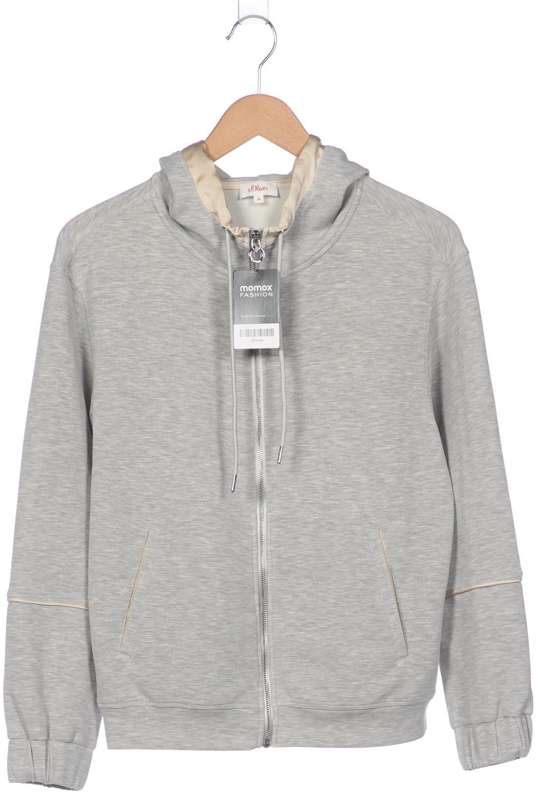 

s.Oliver Damen Kapuzenpullover, grau, Gr. 38