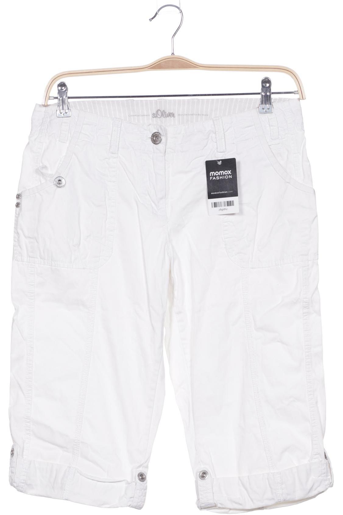 

s.Oliver Damen Shorts, weiß, Gr. 40