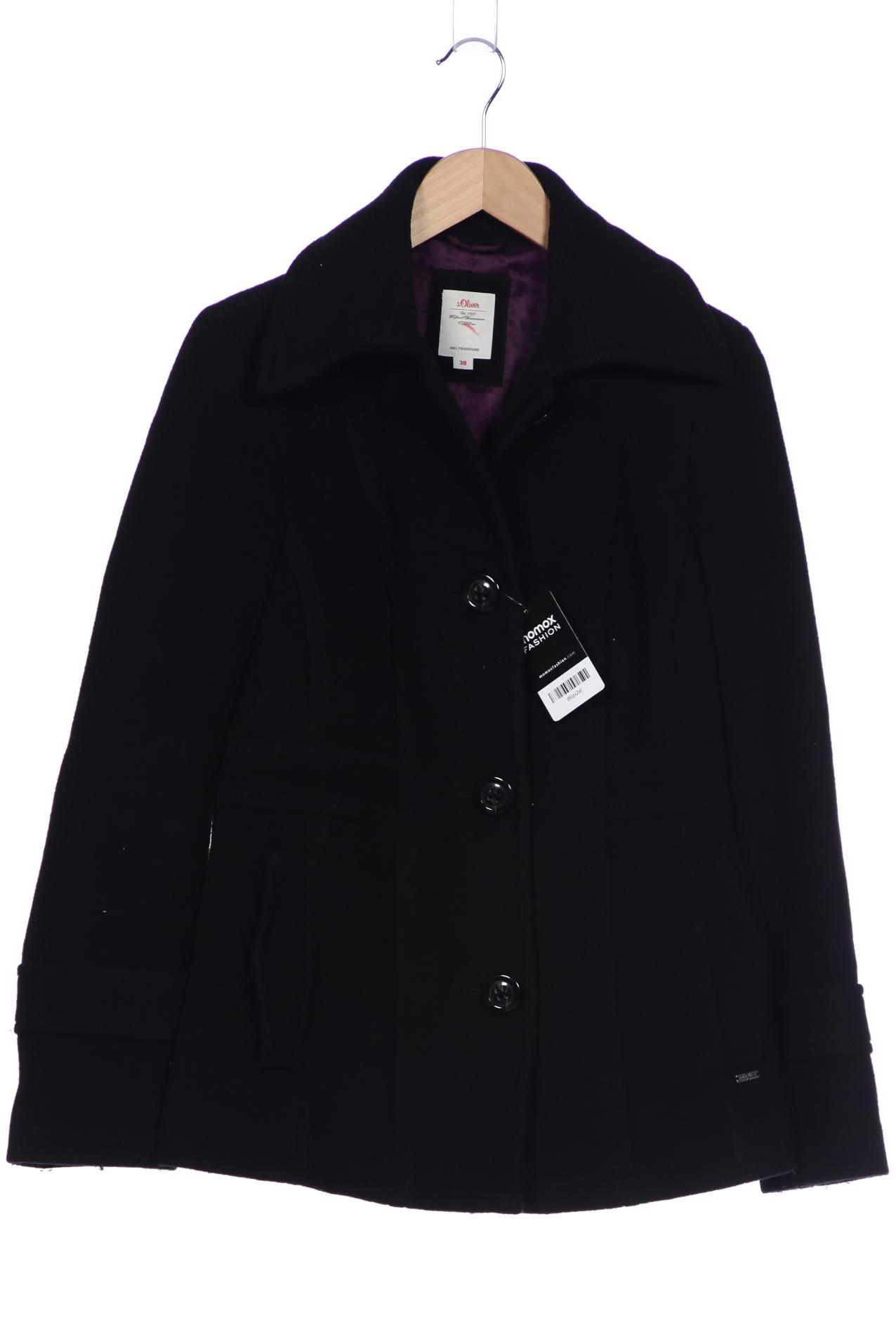 

s.Oliver Damen Jacke, schwarz, Gr. 38