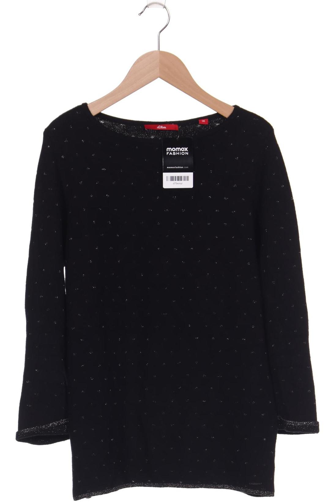 

s.Oliver Damen Pullover, schwarz