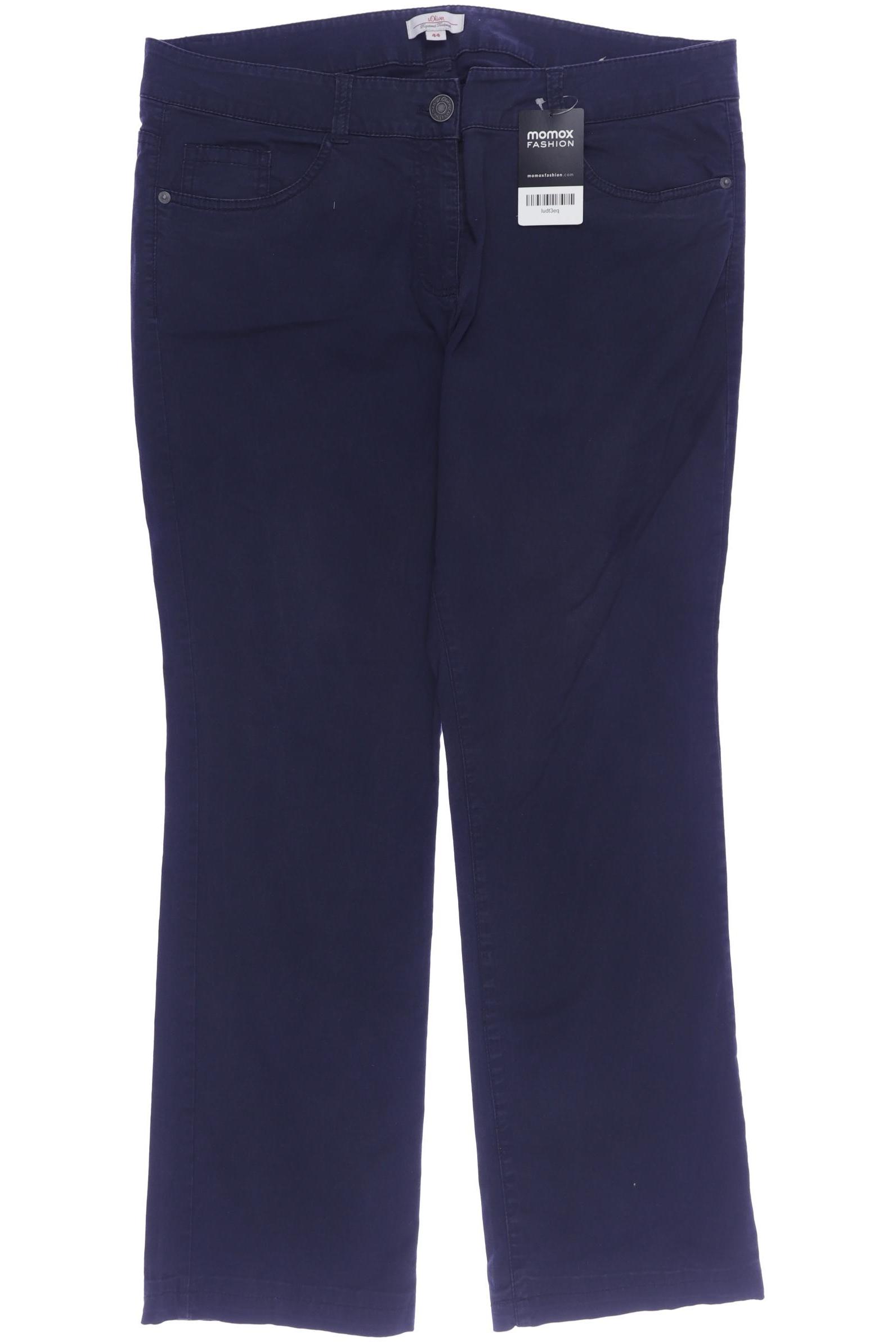 

s.Oliver Damen Stoffhose, marineblau, Gr. 44