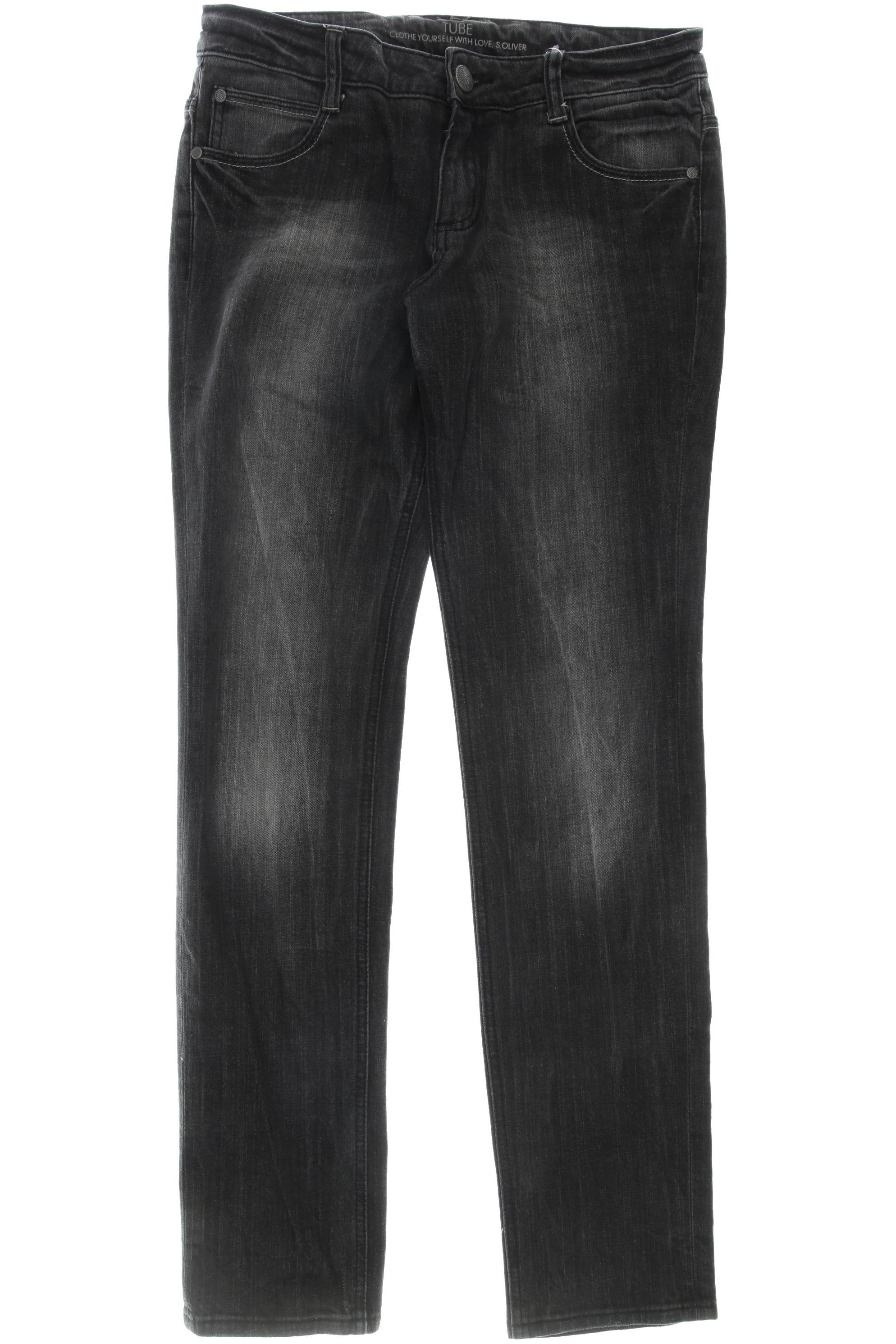 

s.Oliver Damen Jeans, schwarz