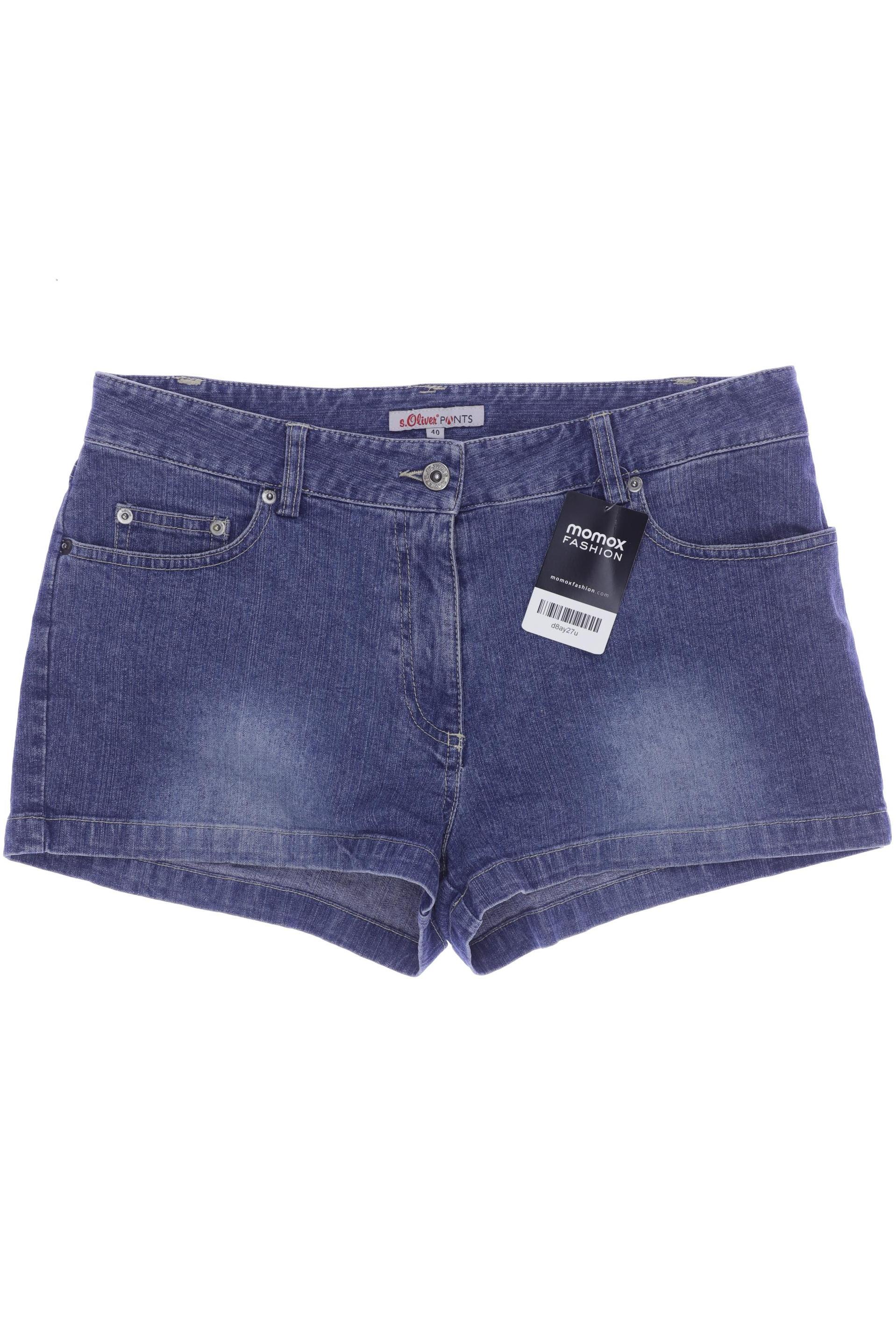 

s.Oliver Damen Shorts, blau, Gr. 40
