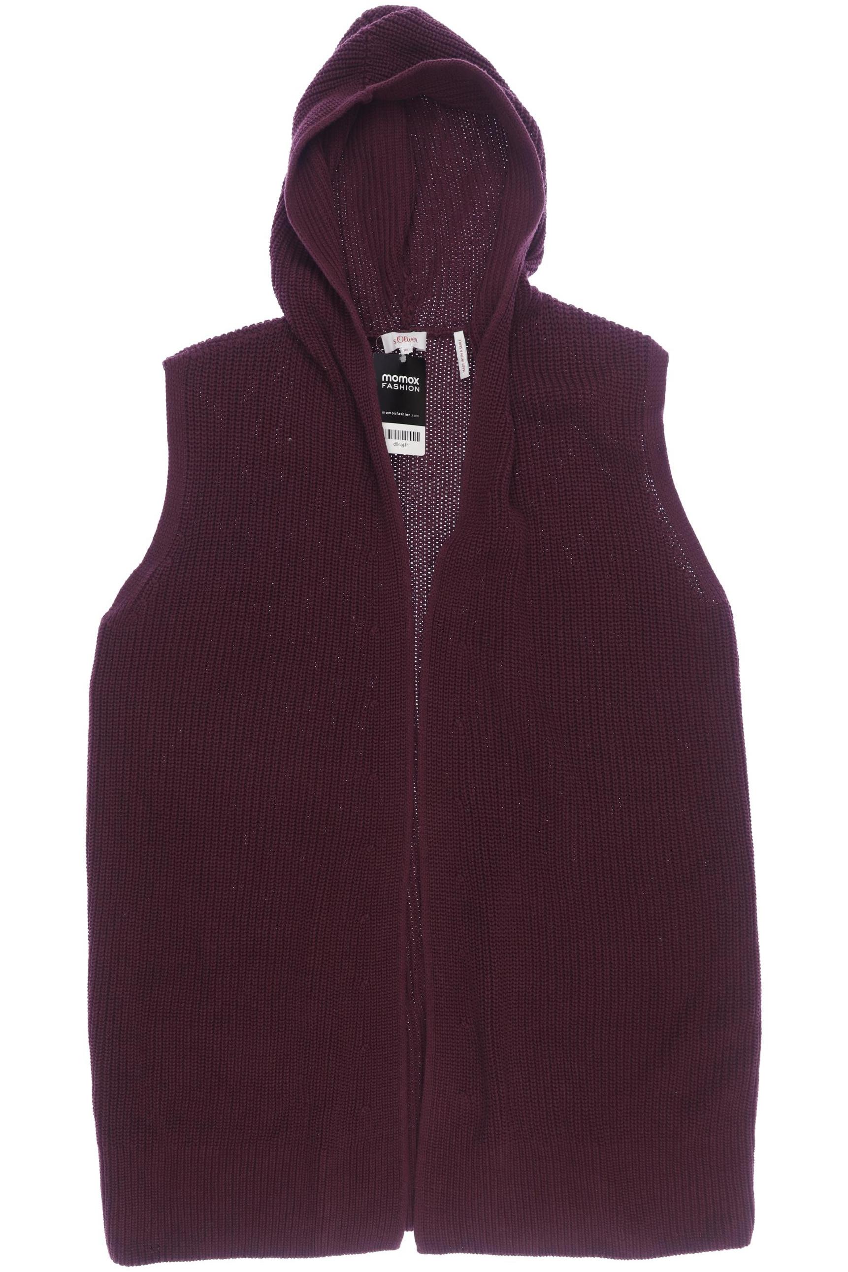 

s.Oliver Damen Weste, bordeaux, Gr. 34