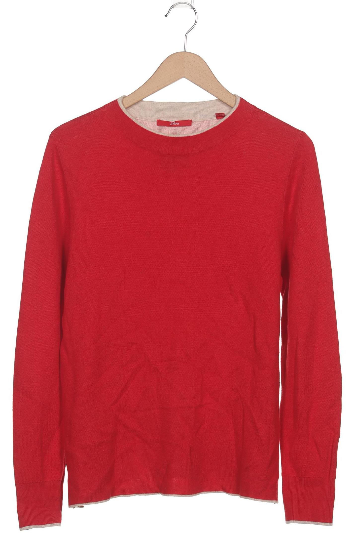 

s.Oliver Damen Pullover, rot, Gr. 40