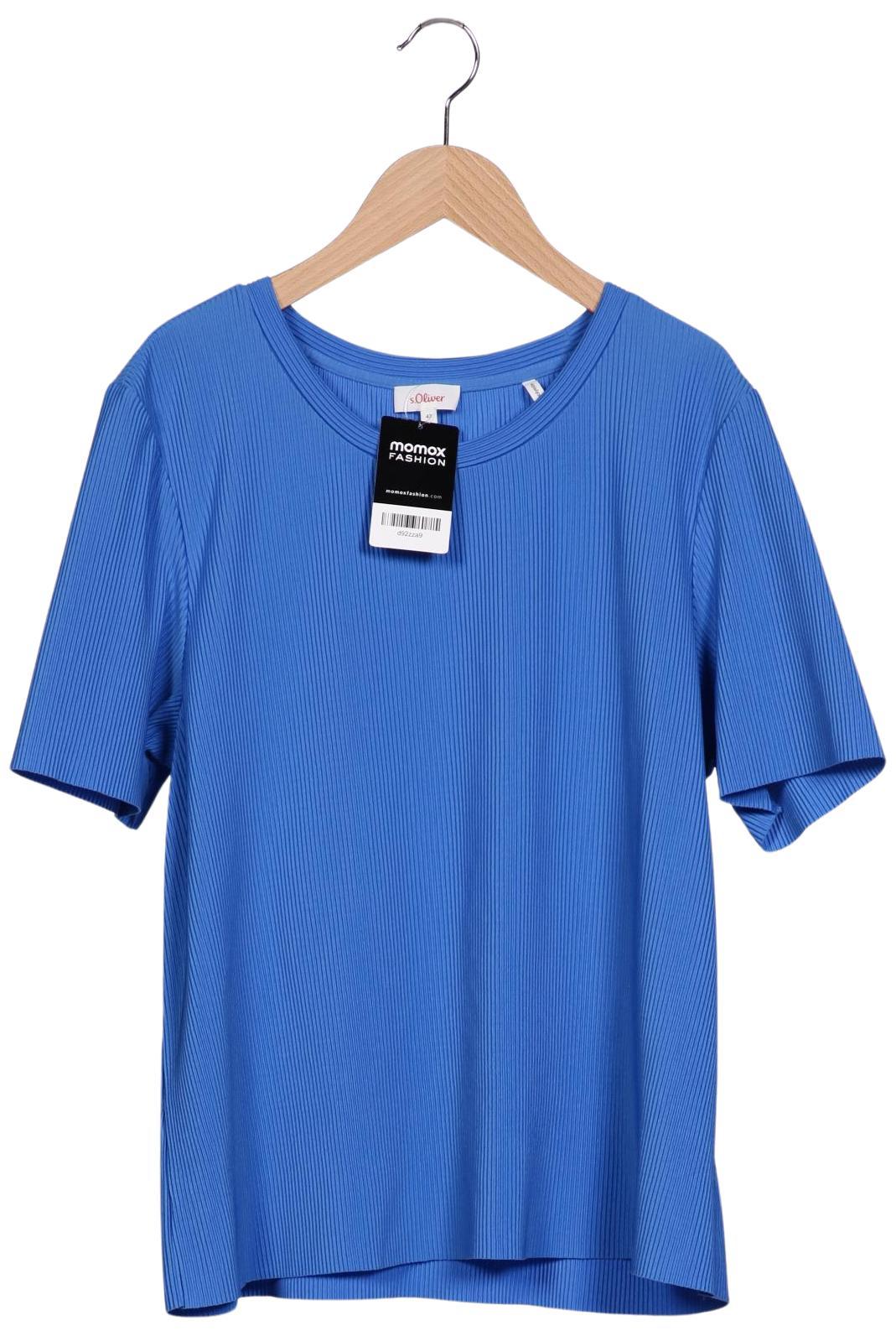

s.Oliver Damen T-Shirt, blau, Gr. 42