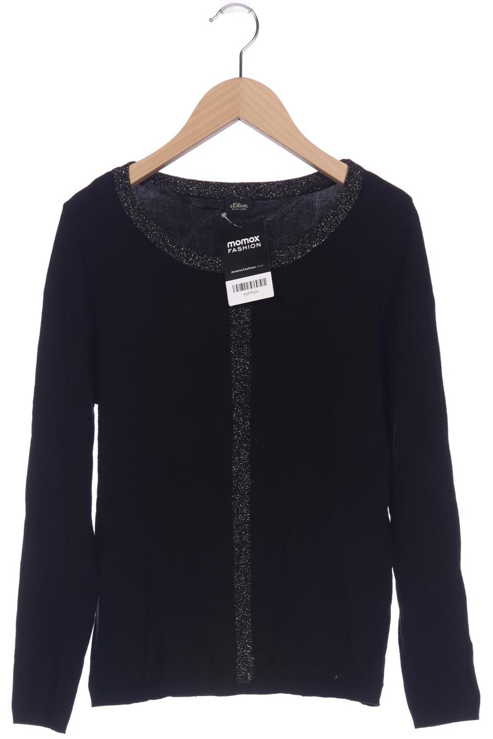 

s.Oliver Damen Pullover, schwarz, Gr. 38