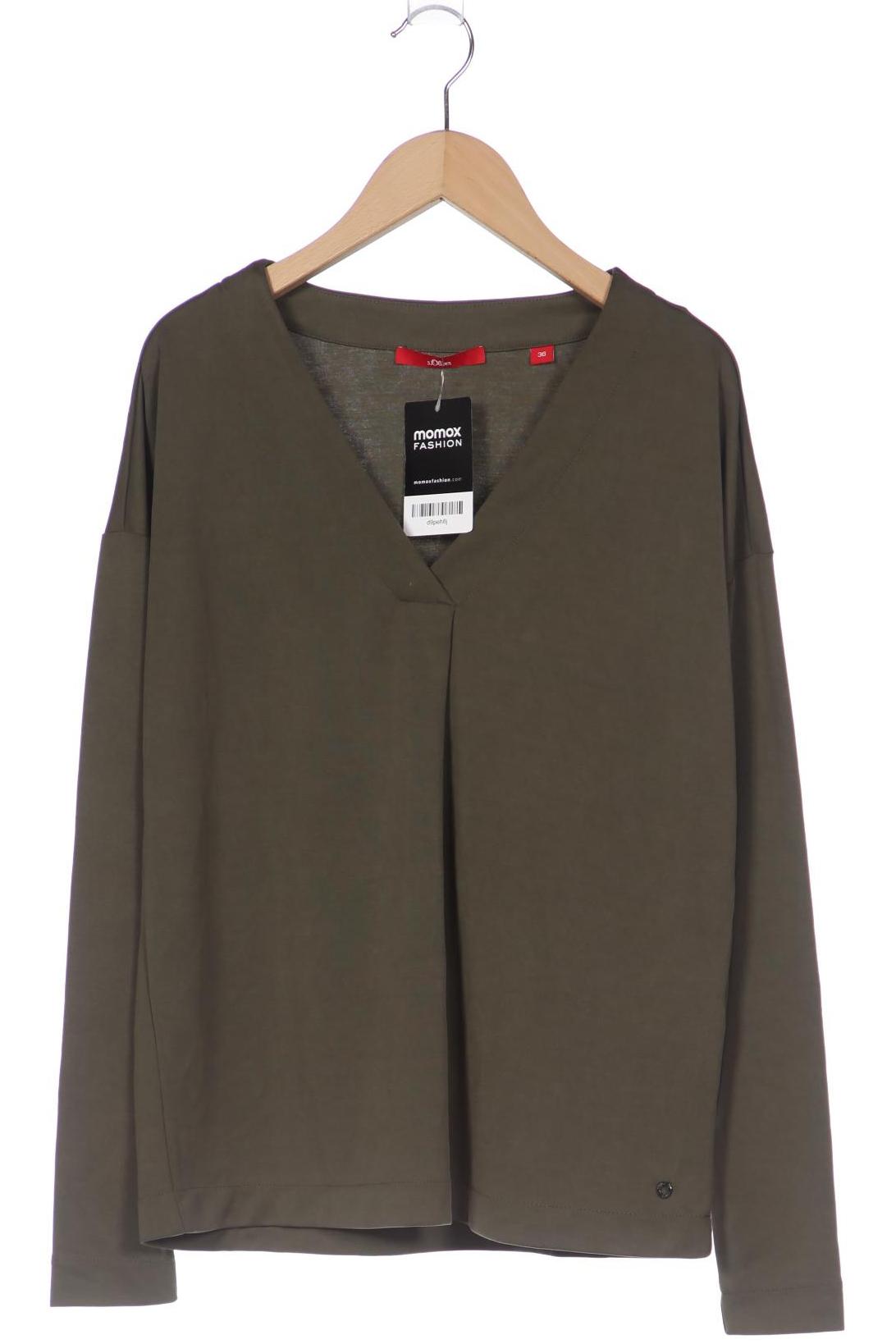 

s.Oliver Damen Langarmshirt, grün