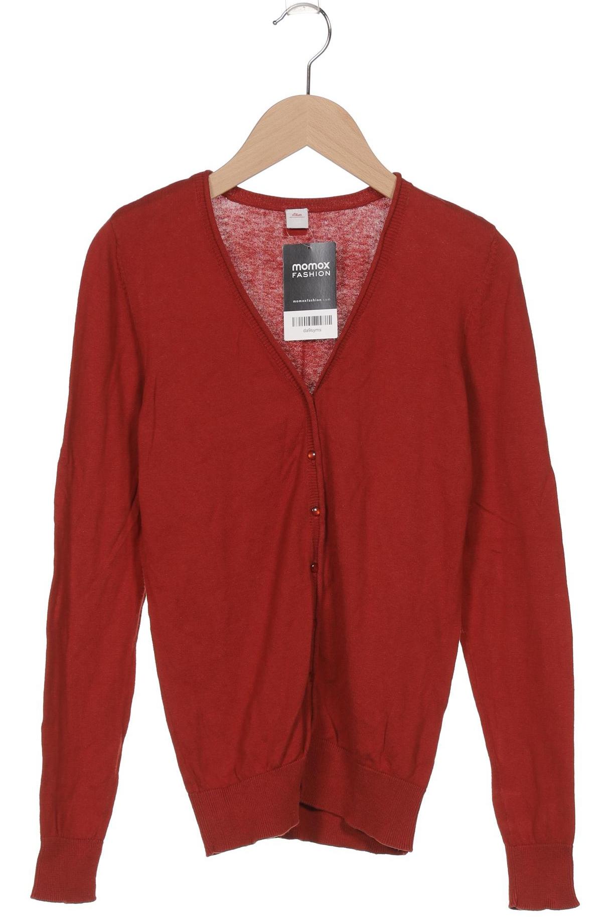 

s.Oliver Damen Strickjacke, bordeaux, Gr. 36