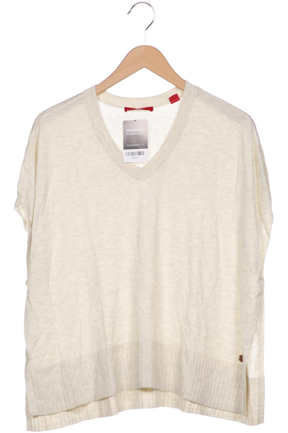 

s.Oliver Damen Pullover, cremeweiß