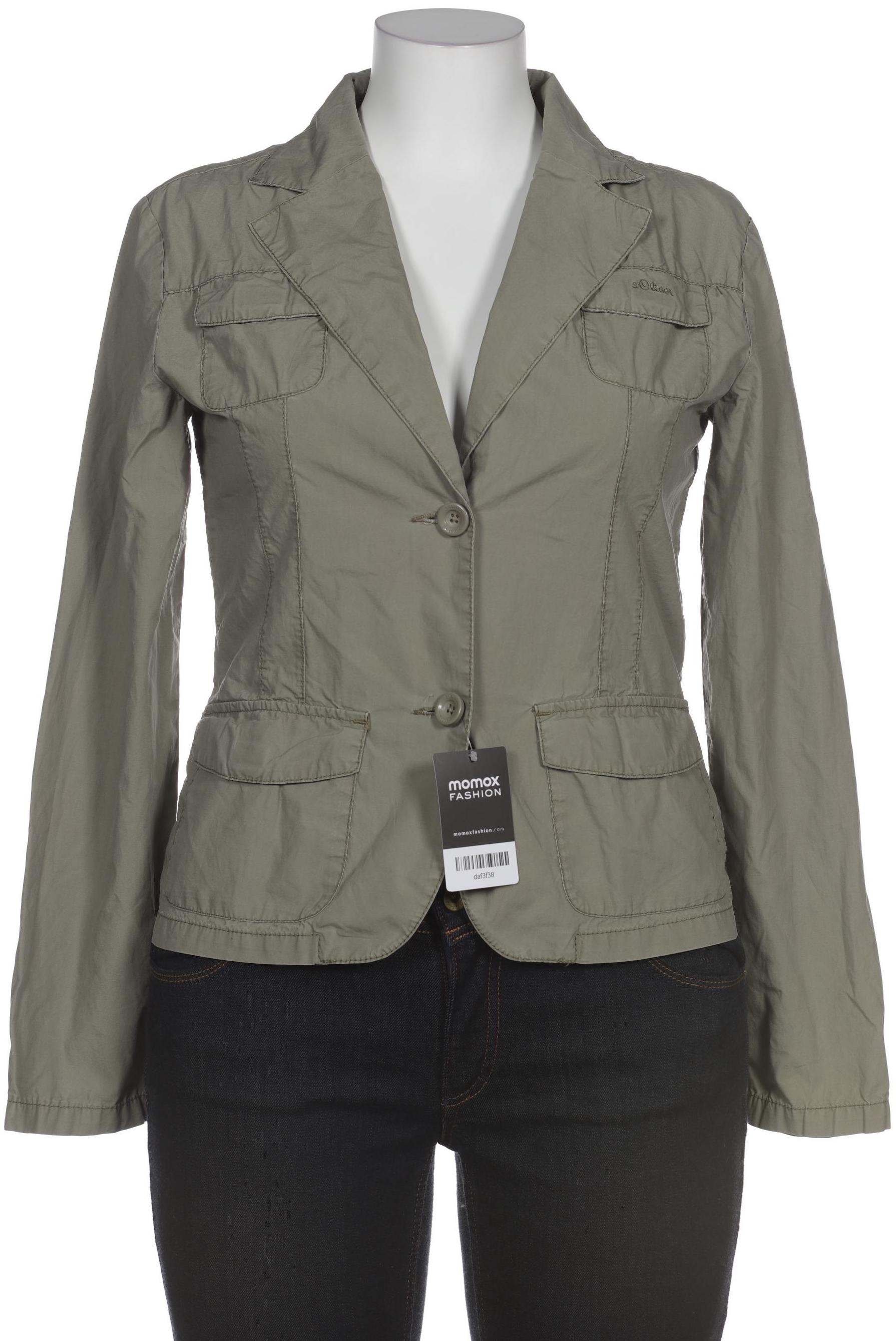 

s.Oliver Damen Blazer, grün, Gr. 44