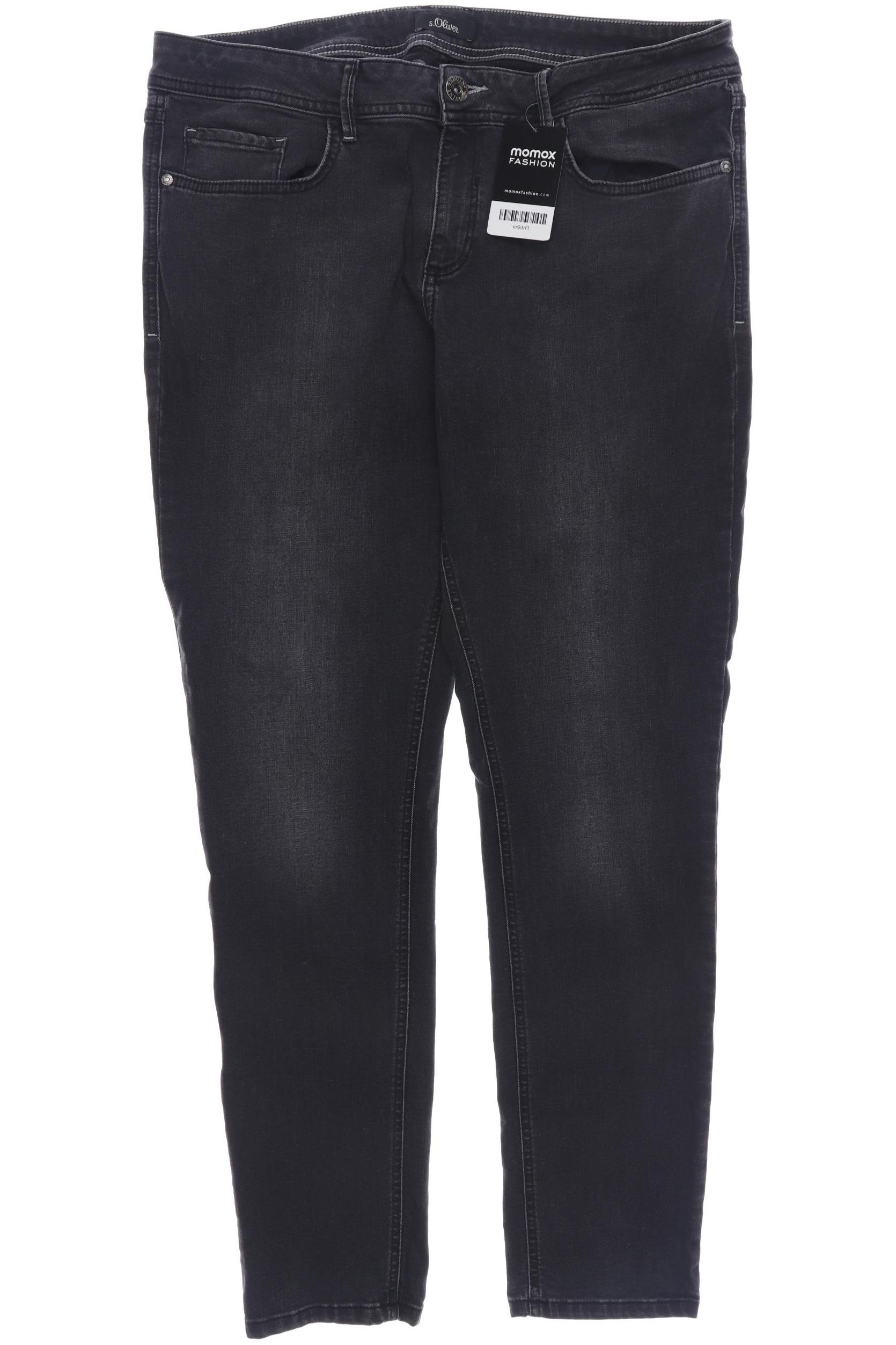 

s.Oliver Damen Jeans, schwarz, Gr. 46