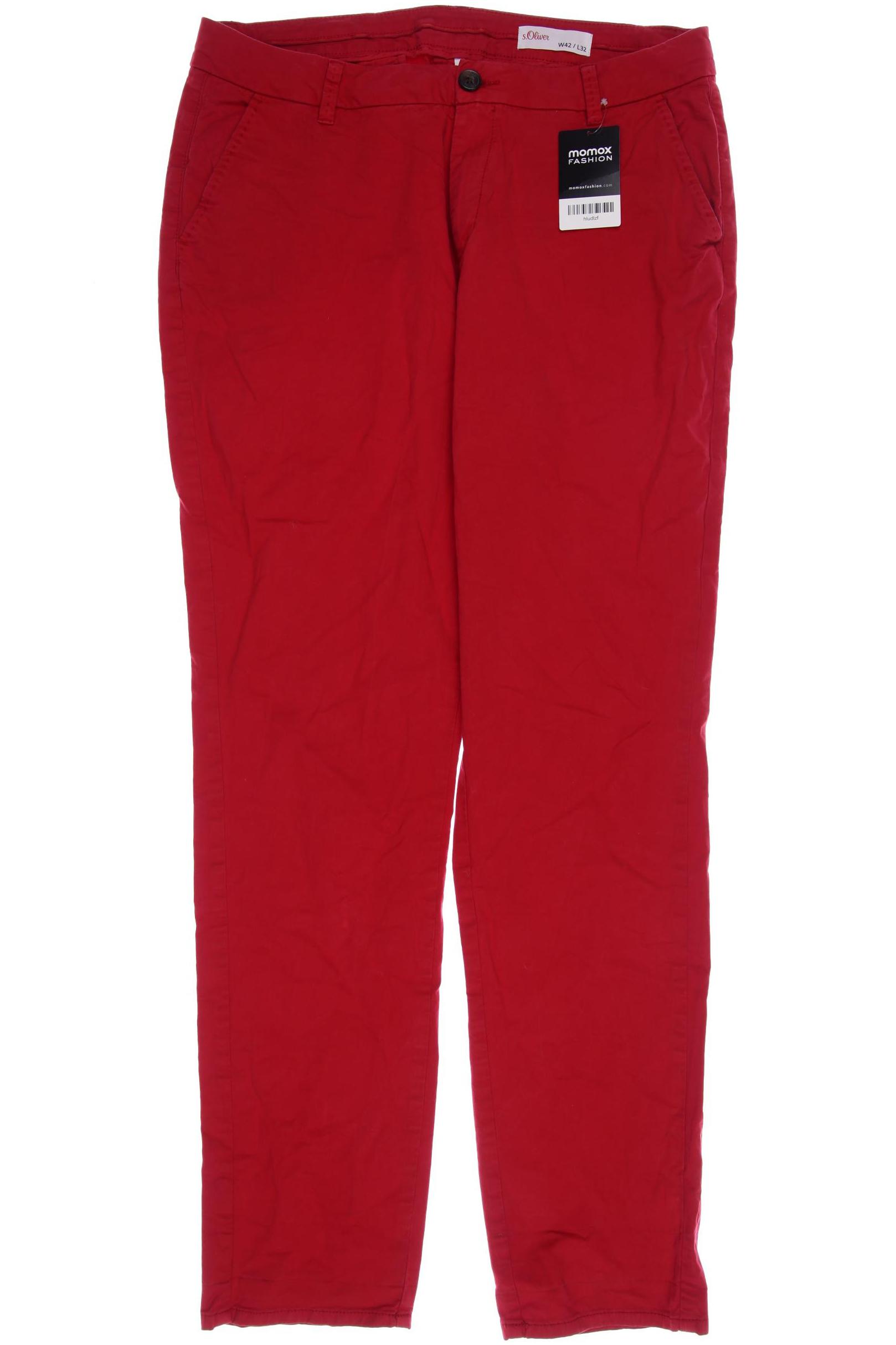 

s.Oliver Damen Stoffhose, rot, Gr. 42