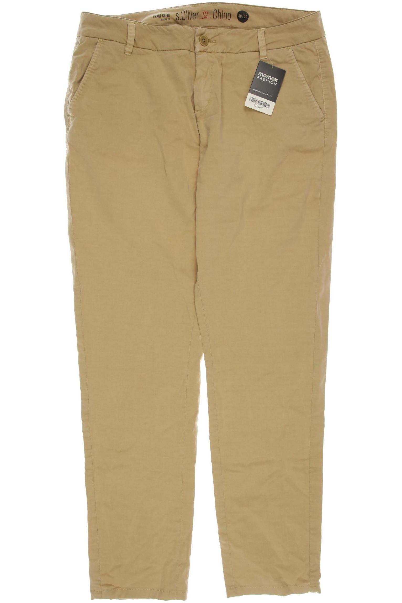

s.Oliver Damen Stoffhose, beige, Gr. 40