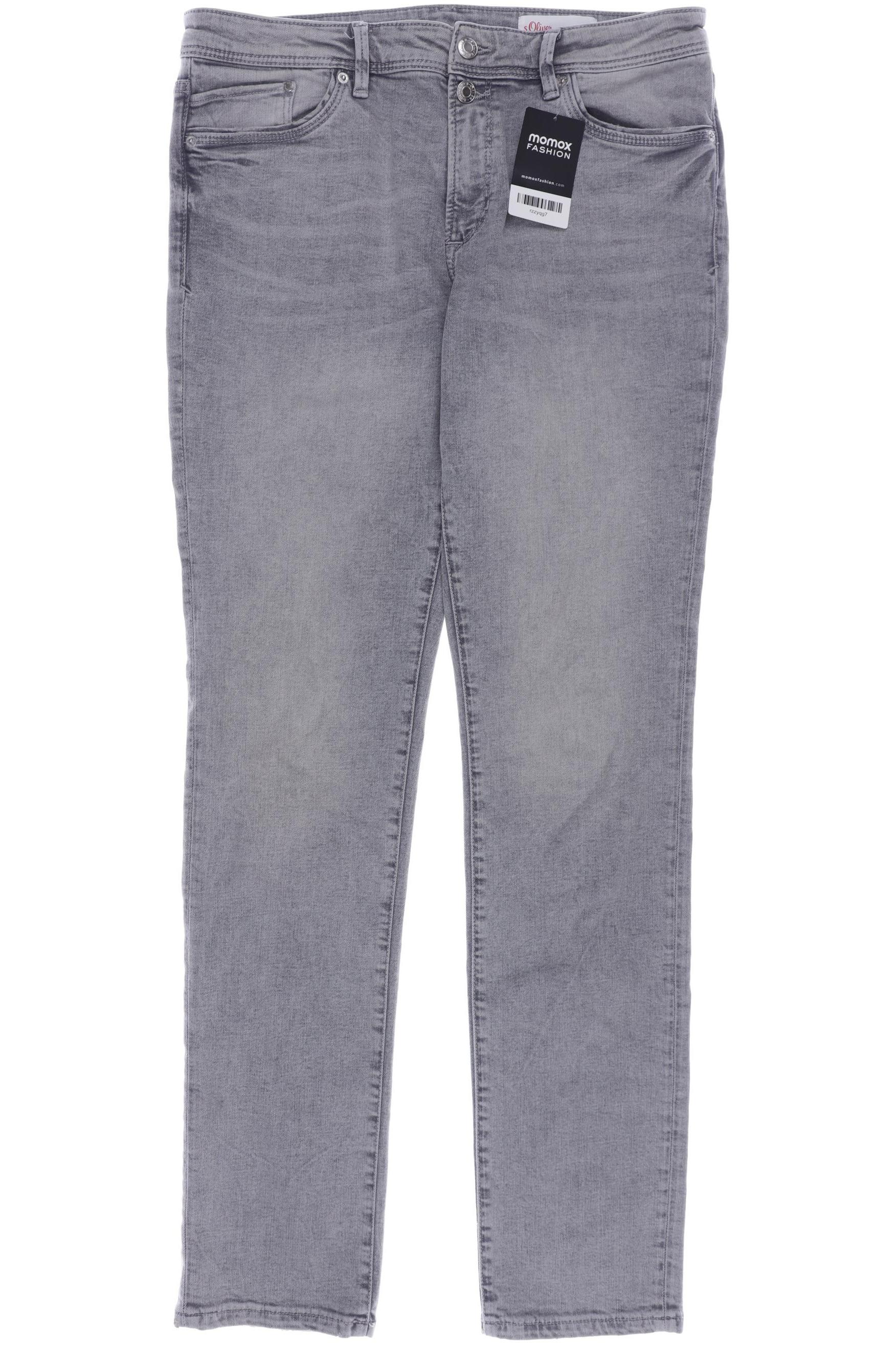 

s.Oliver Damen Jeans, grau