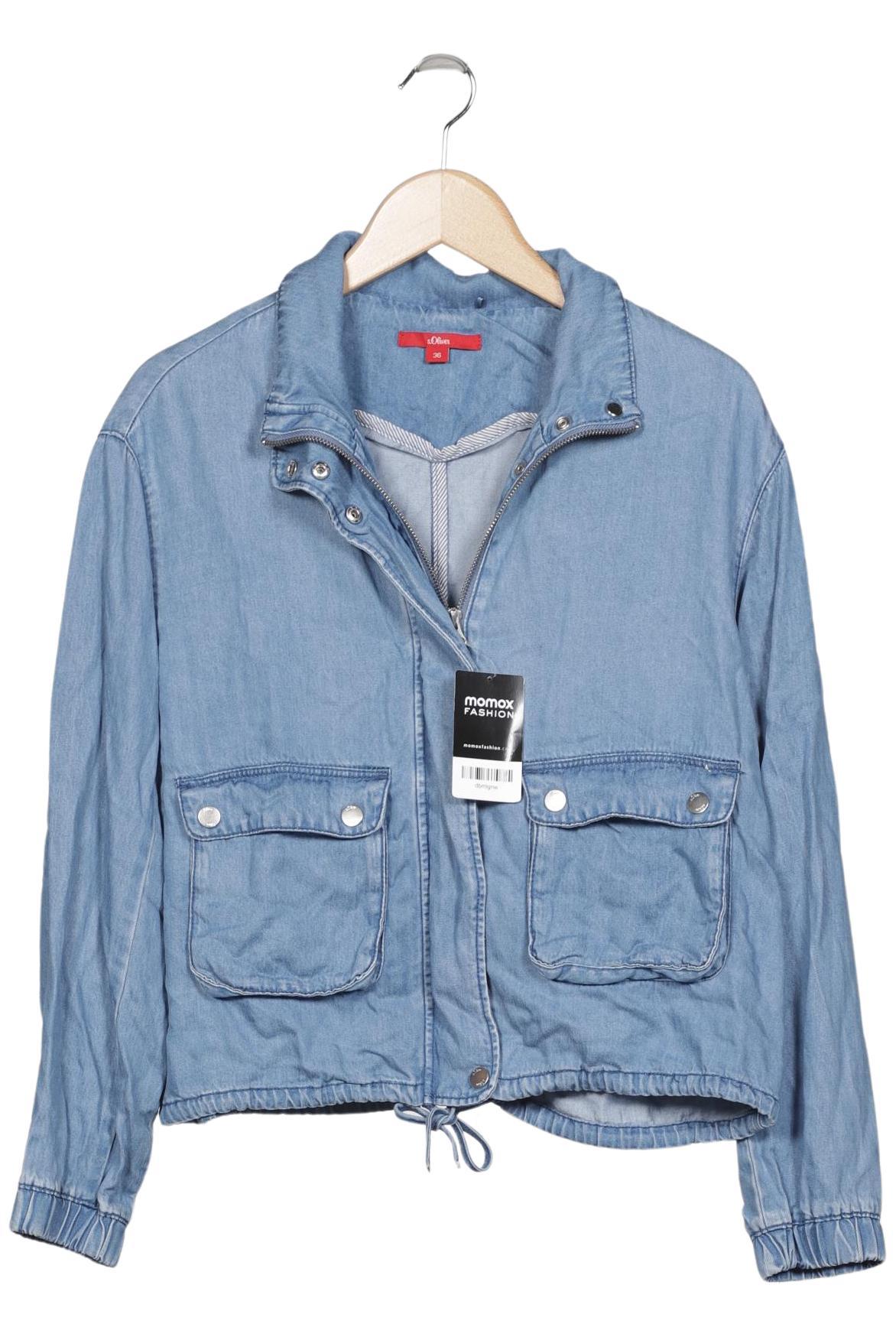 

s.Oliver Damen Jacke, hellblau, Gr. 36