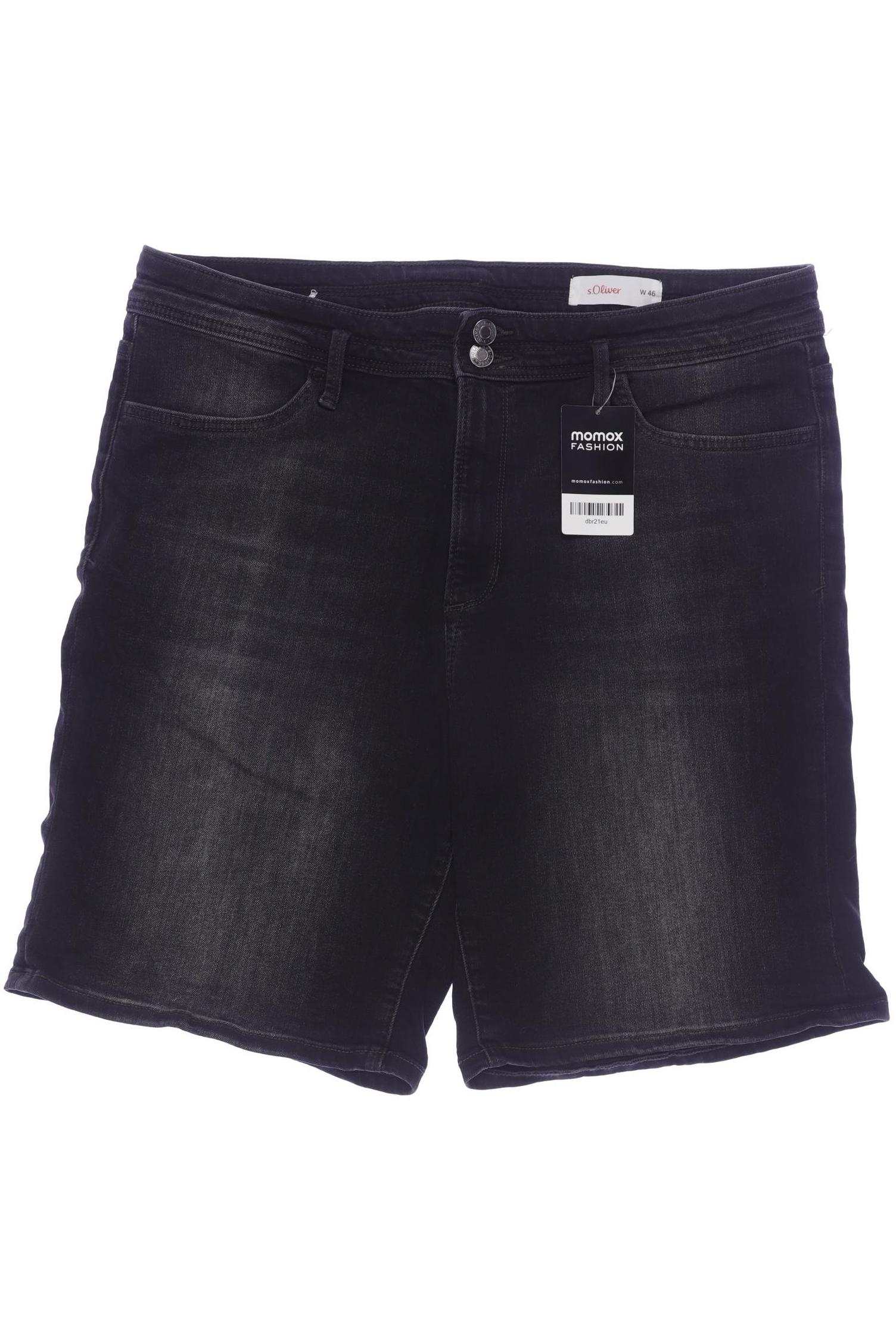 

s.Oliver Damen Shorts, schwarz, Gr. 46