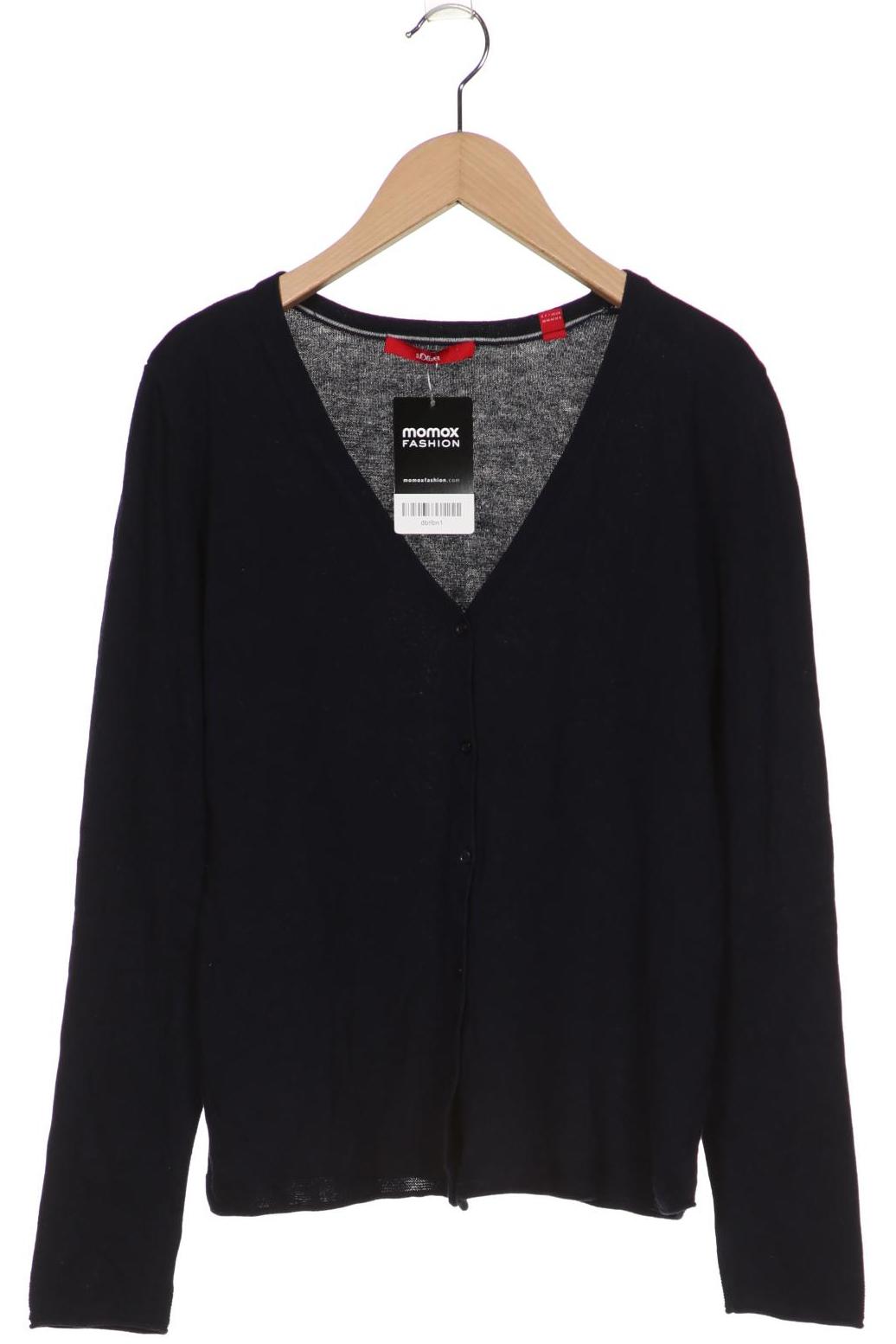 

s.Oliver Damen Strickjacke, marineblau, Gr. 38