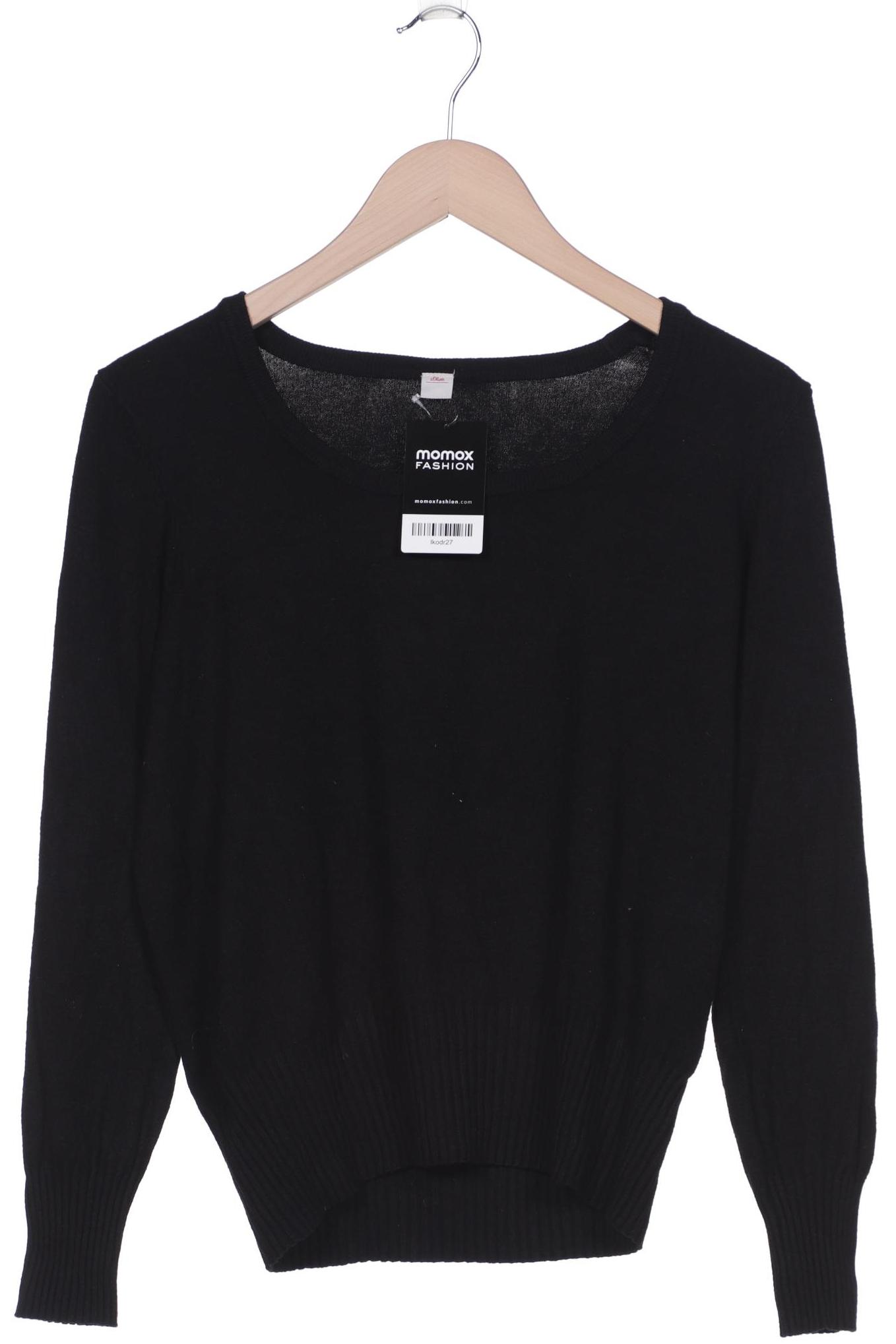 

s.Oliver Damen Pullover, schwarz