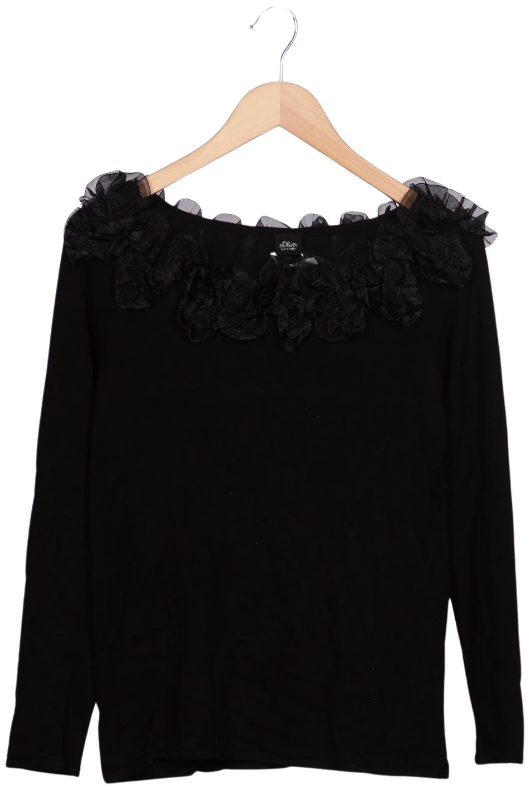 

s.Oliver Damen Pullover, schwarz, Gr. 36