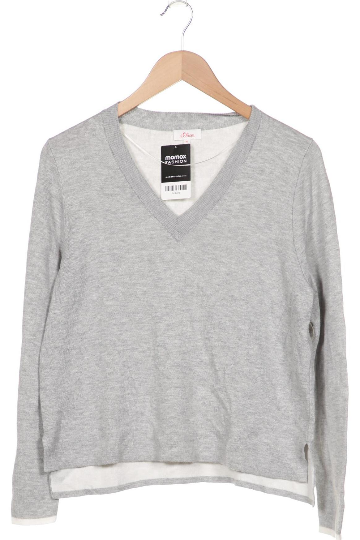 

s.Oliver Damen Pullover, grau, Gr. 40