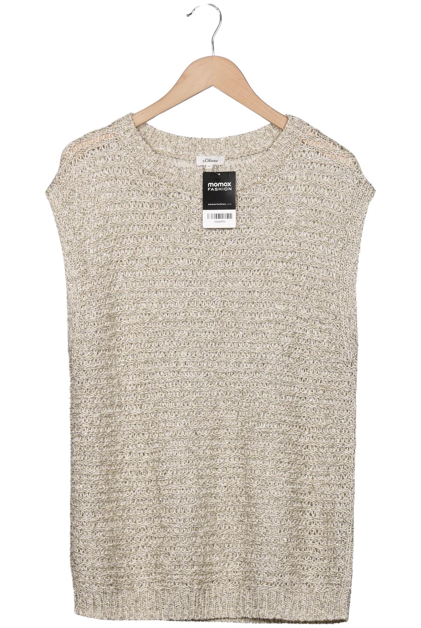 

s.Oliver Damen Pullover, beige, Gr. 44