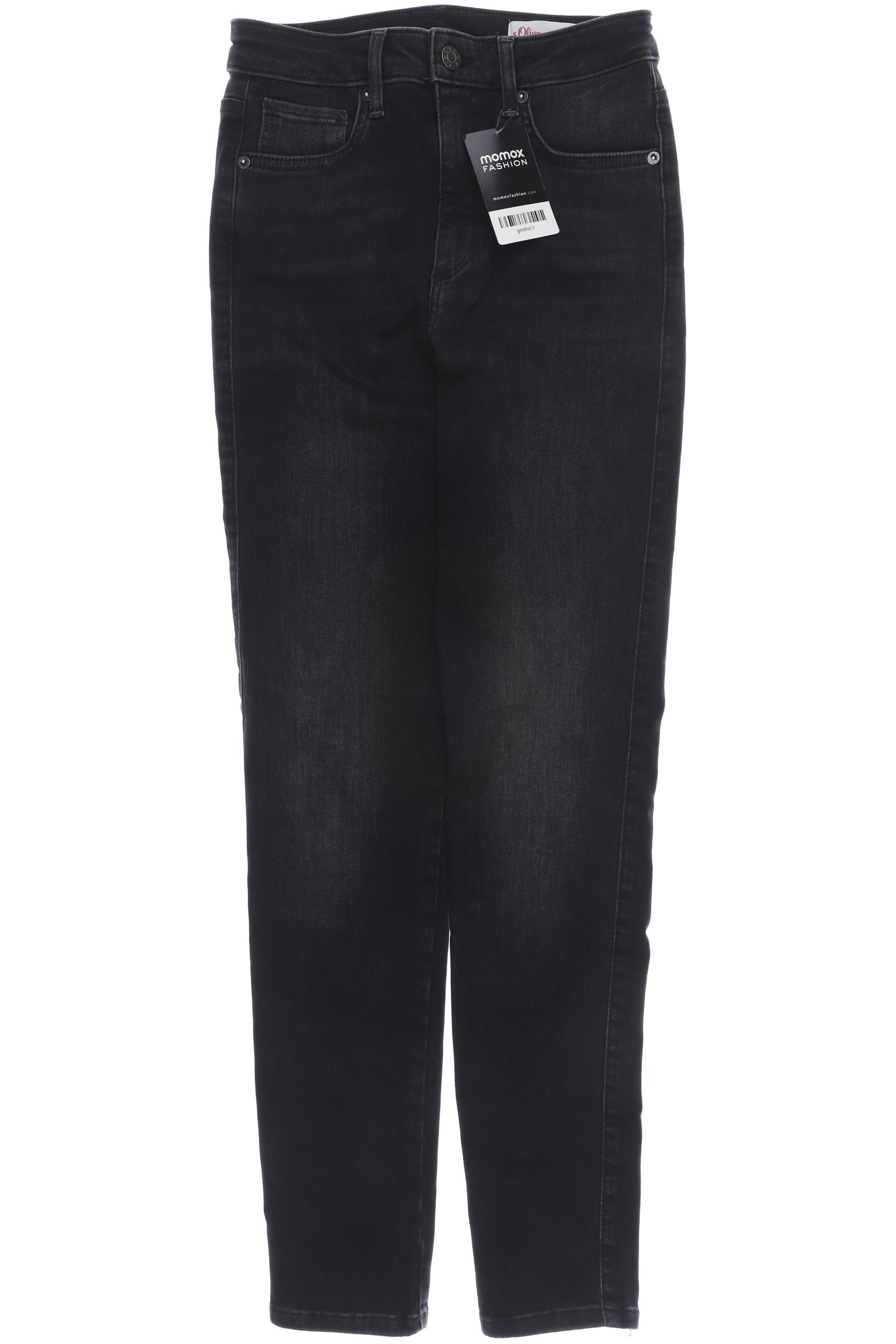 

s.Oliver Damen Jeans, schwarz, Gr. 0