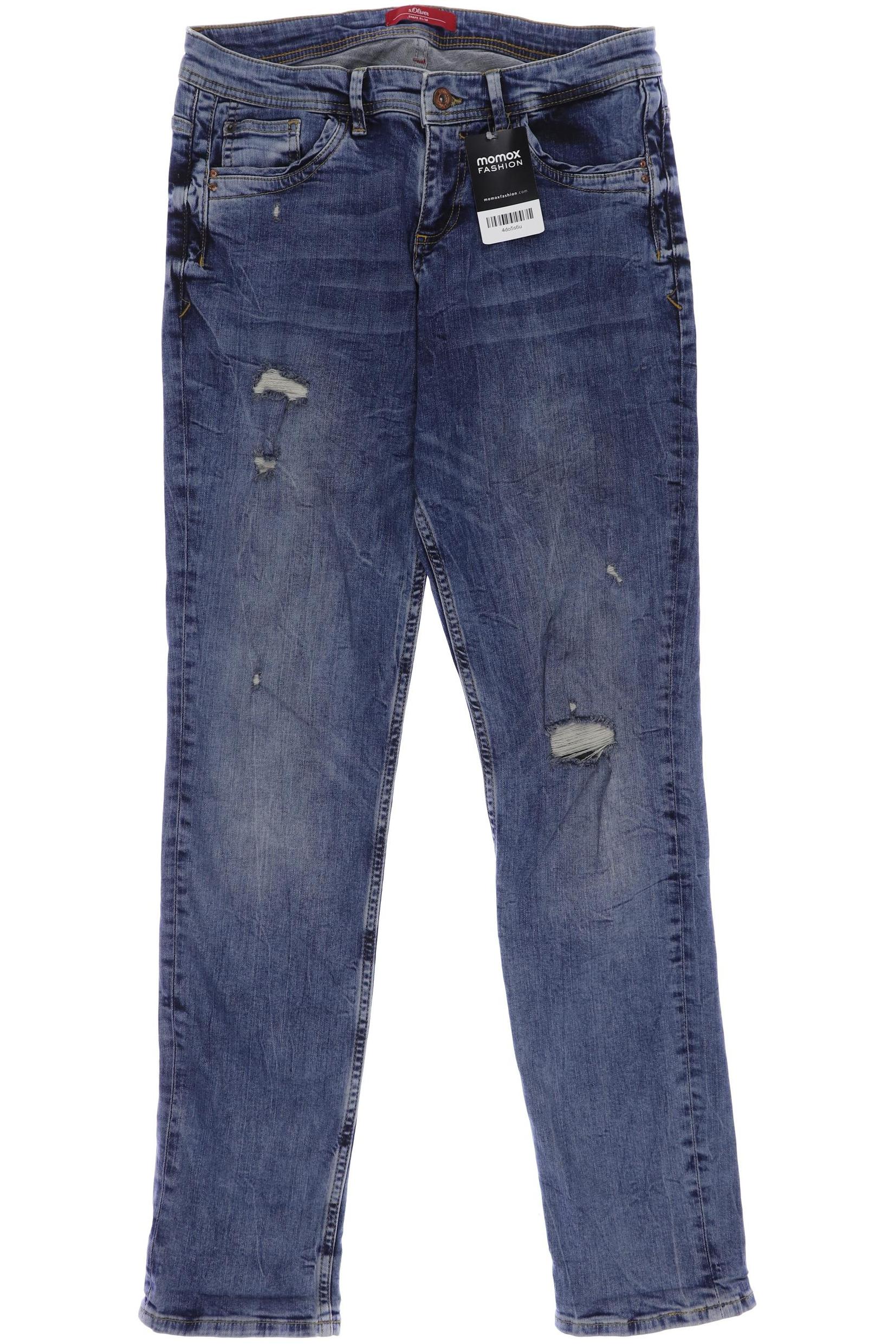 

s.Oliver Damen Jeans, marineblau