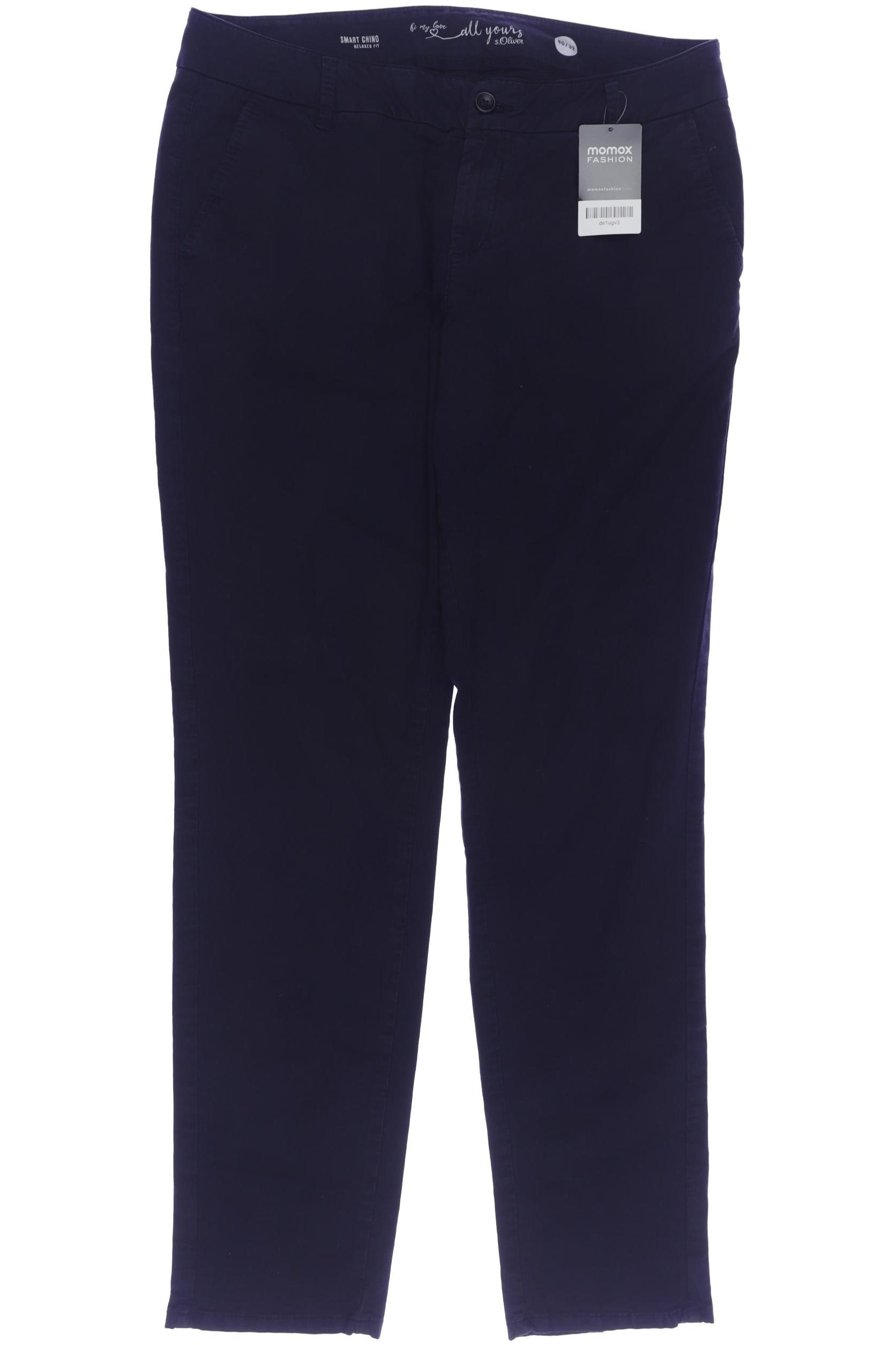 

s.Oliver Damen Stoffhose, marineblau, Gr. 40