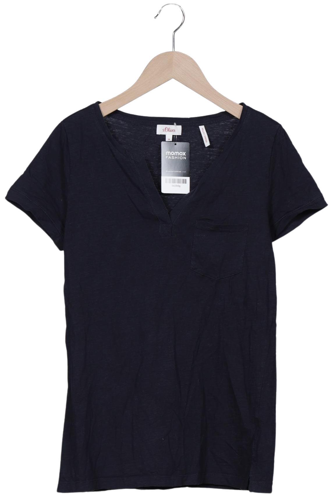 

s.Oliver Damen T-Shirt, marineblau, Gr. 38
