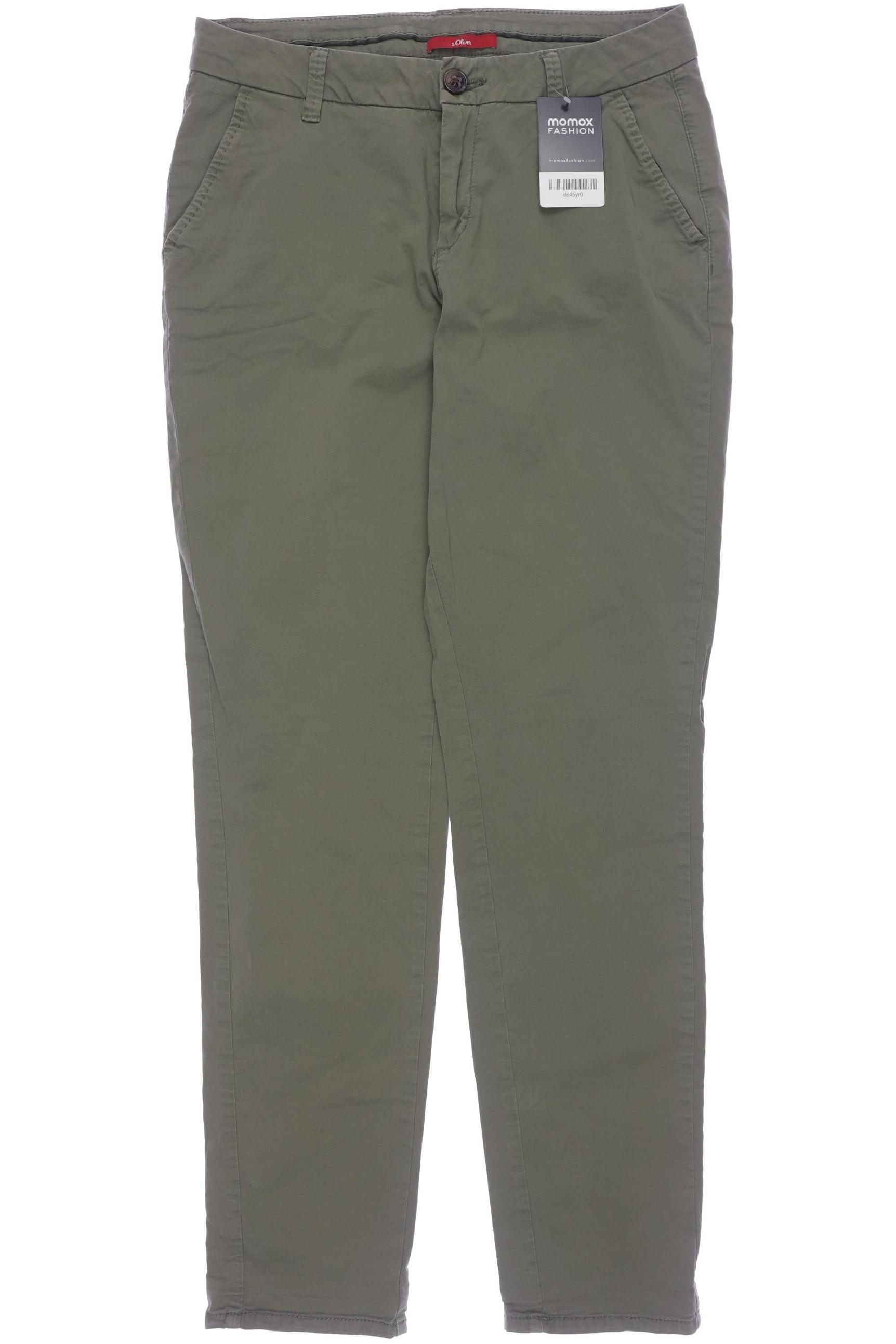 

s.Oliver Damen Stoffhose, grün, Gr. 38