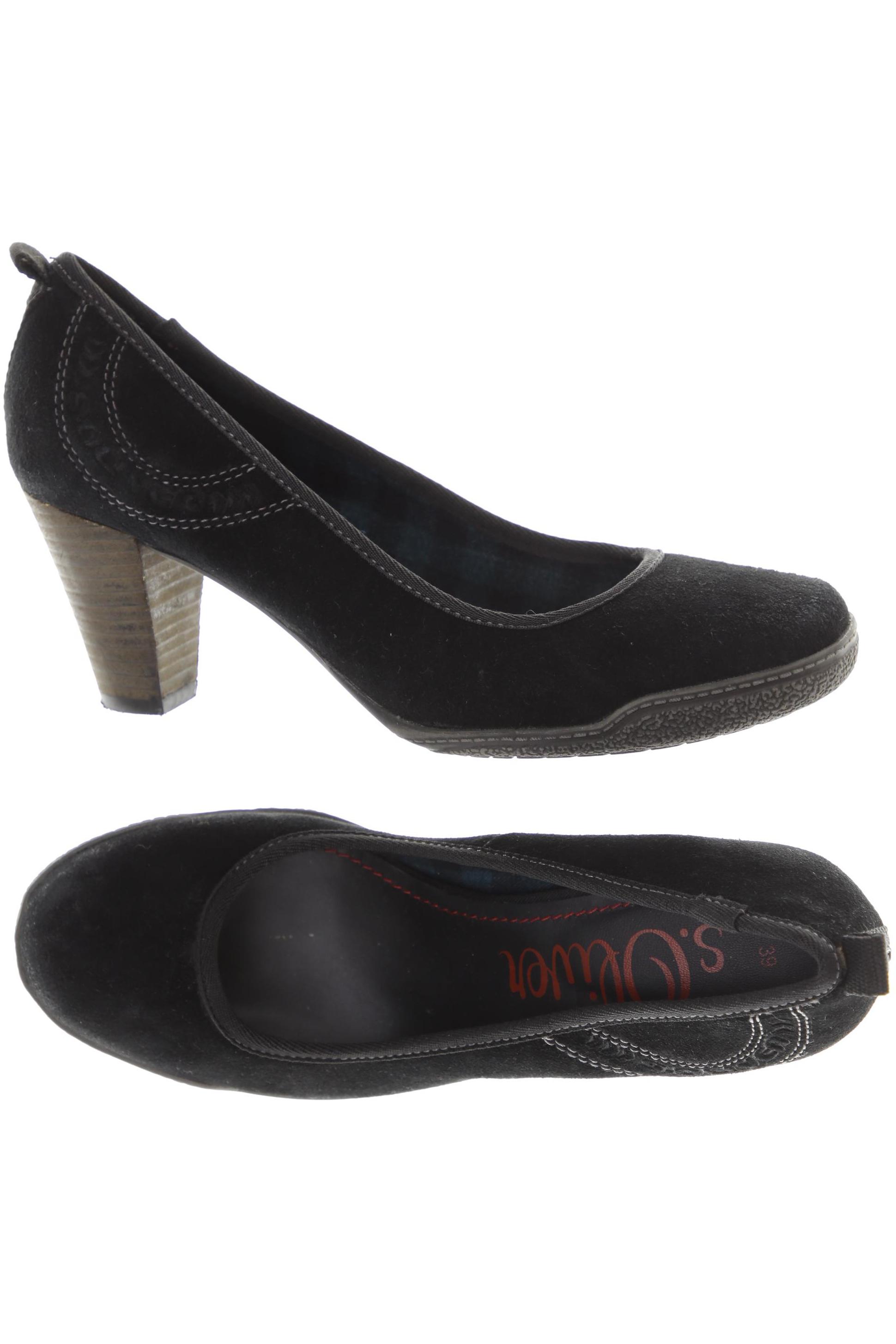 

s.Oliver Damen Pumps, schwarz, Gr. 39