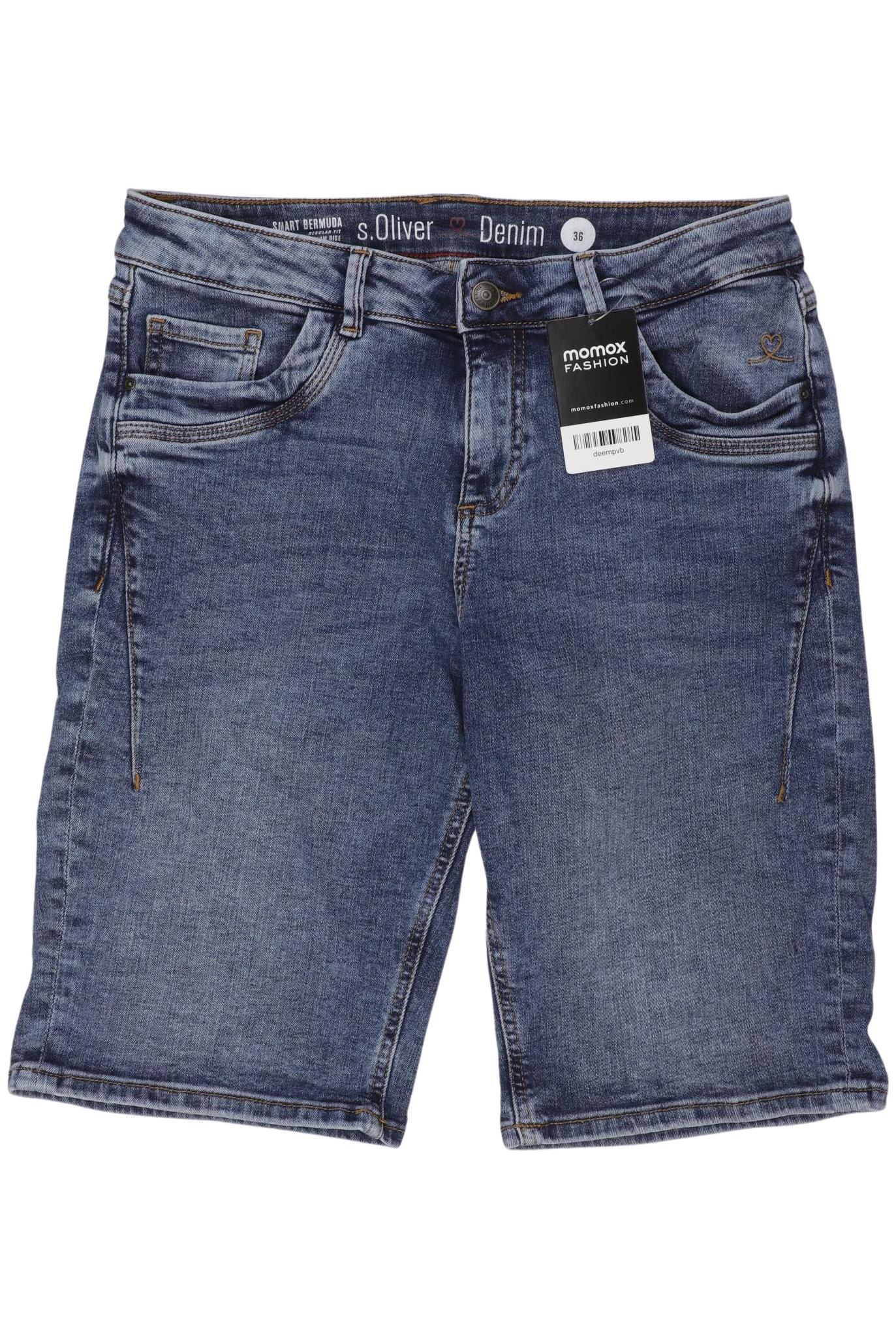 

s.Oliver Damen Shorts, blau, Gr. 36