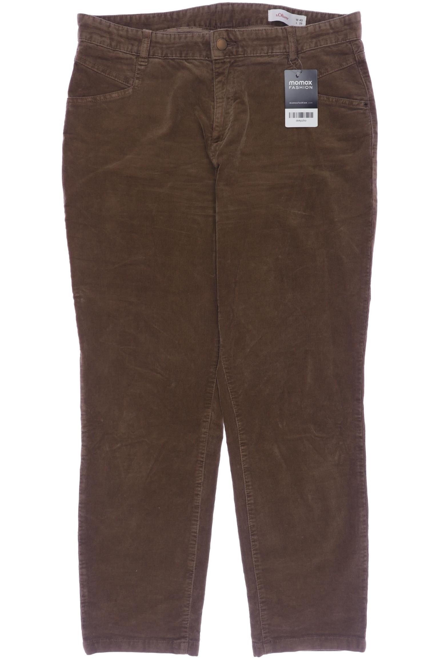 

s.Oliver Damen Stoffhose, braun, Gr. 40