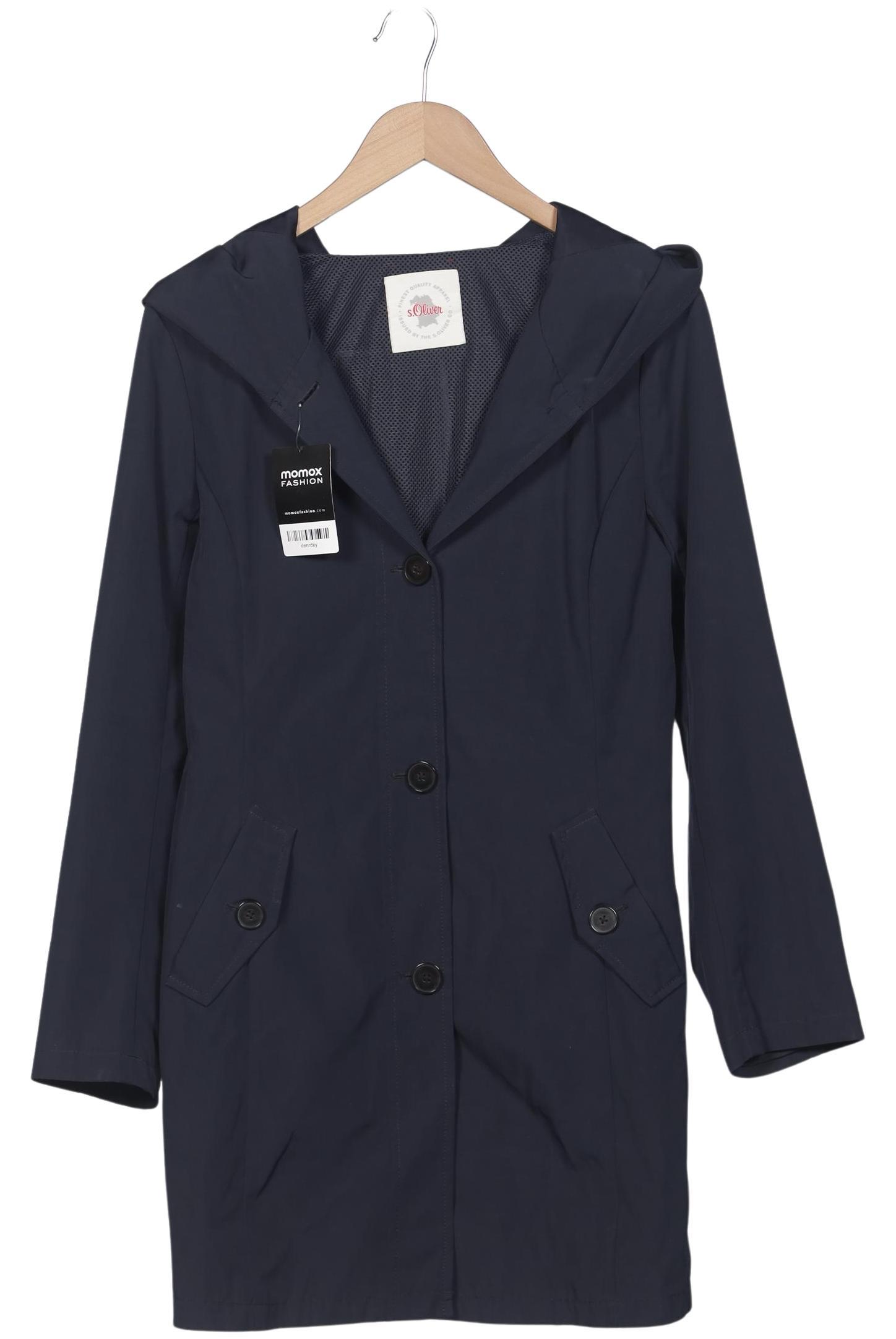 

s.Oliver Damen Mantel, marineblau, Gr. 40