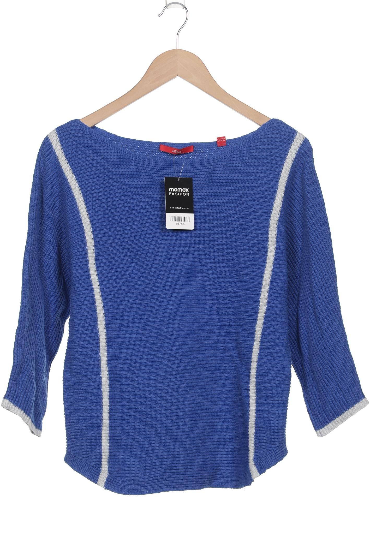 

s.Oliver Damen Pullover, blau, Gr. 36