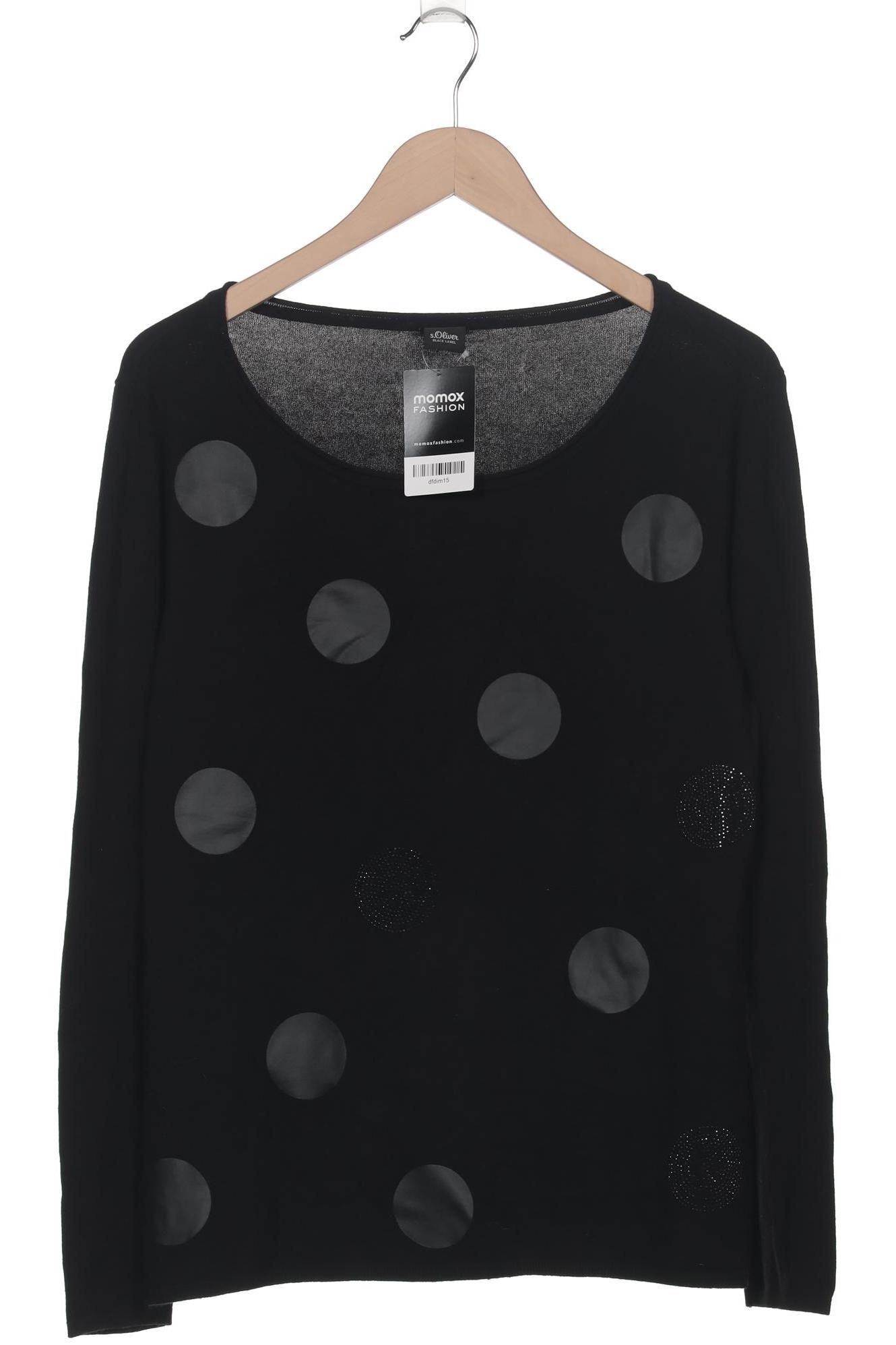 

s.Oliver Damen Pullover, schwarz, Gr. 46