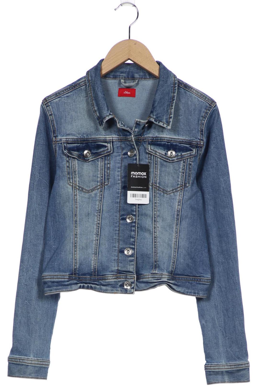 

s.Oliver Damen Jacke, blau, Gr. 42