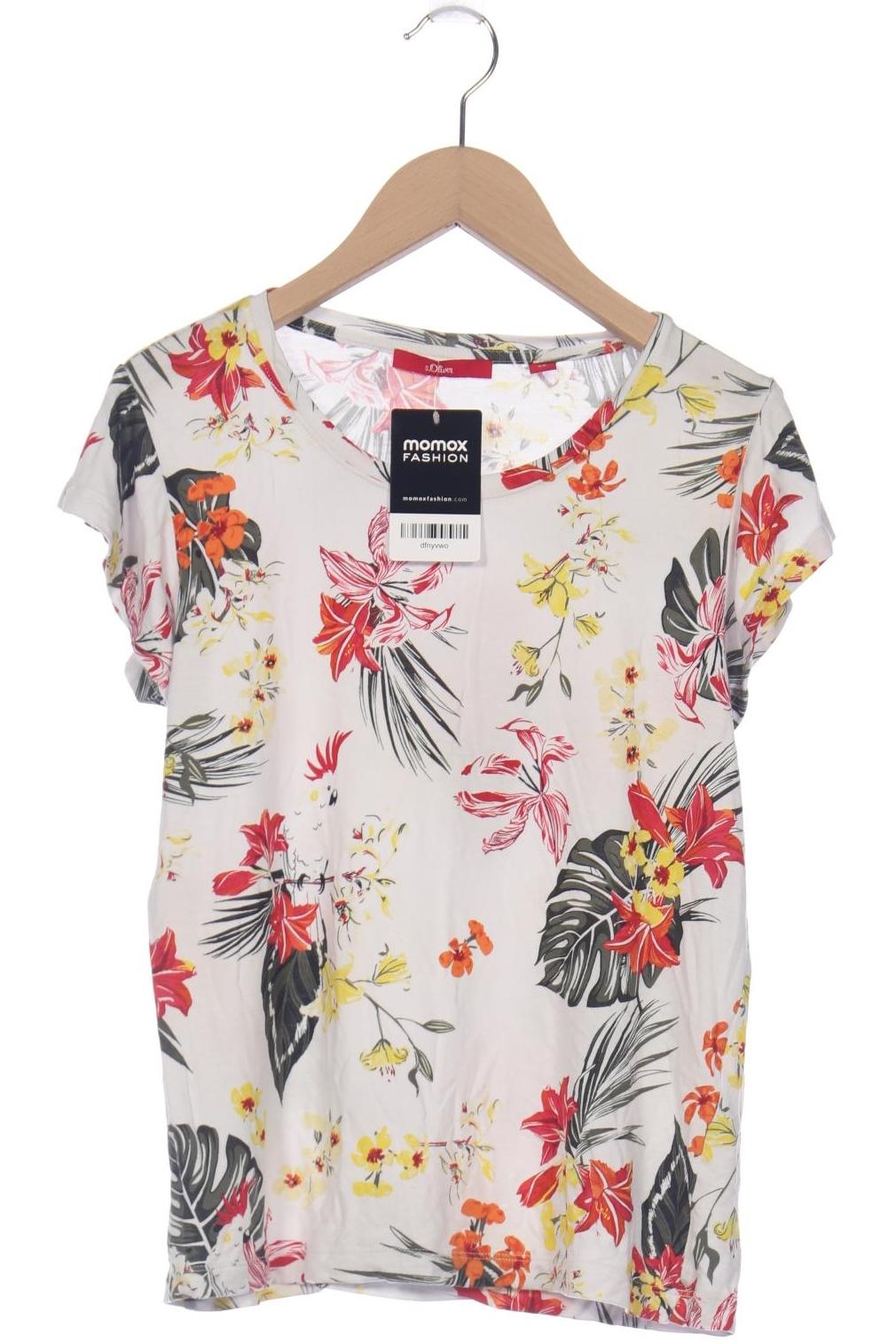

s.Oliver Damen T-Shirt, weiß, Gr. 32