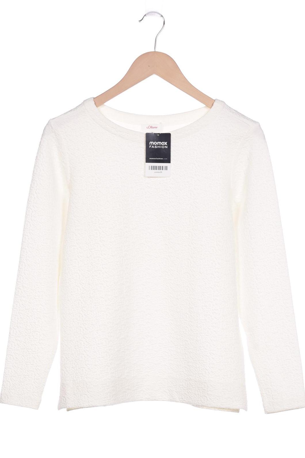 

s.Oliver Damen Sweatshirt, cremeweiß, Gr. 34