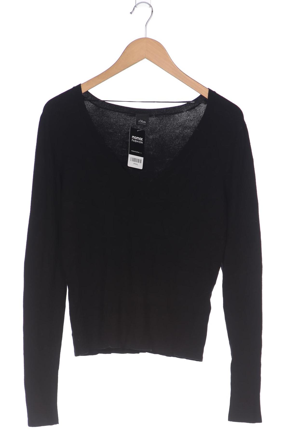 

s.Oliver Damen Pullover, schwarz, Gr. 38