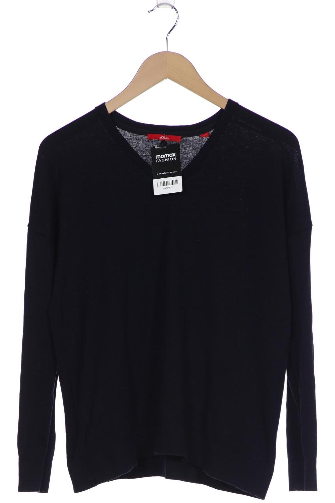 

s.Oliver Damen Pullover, marineblau