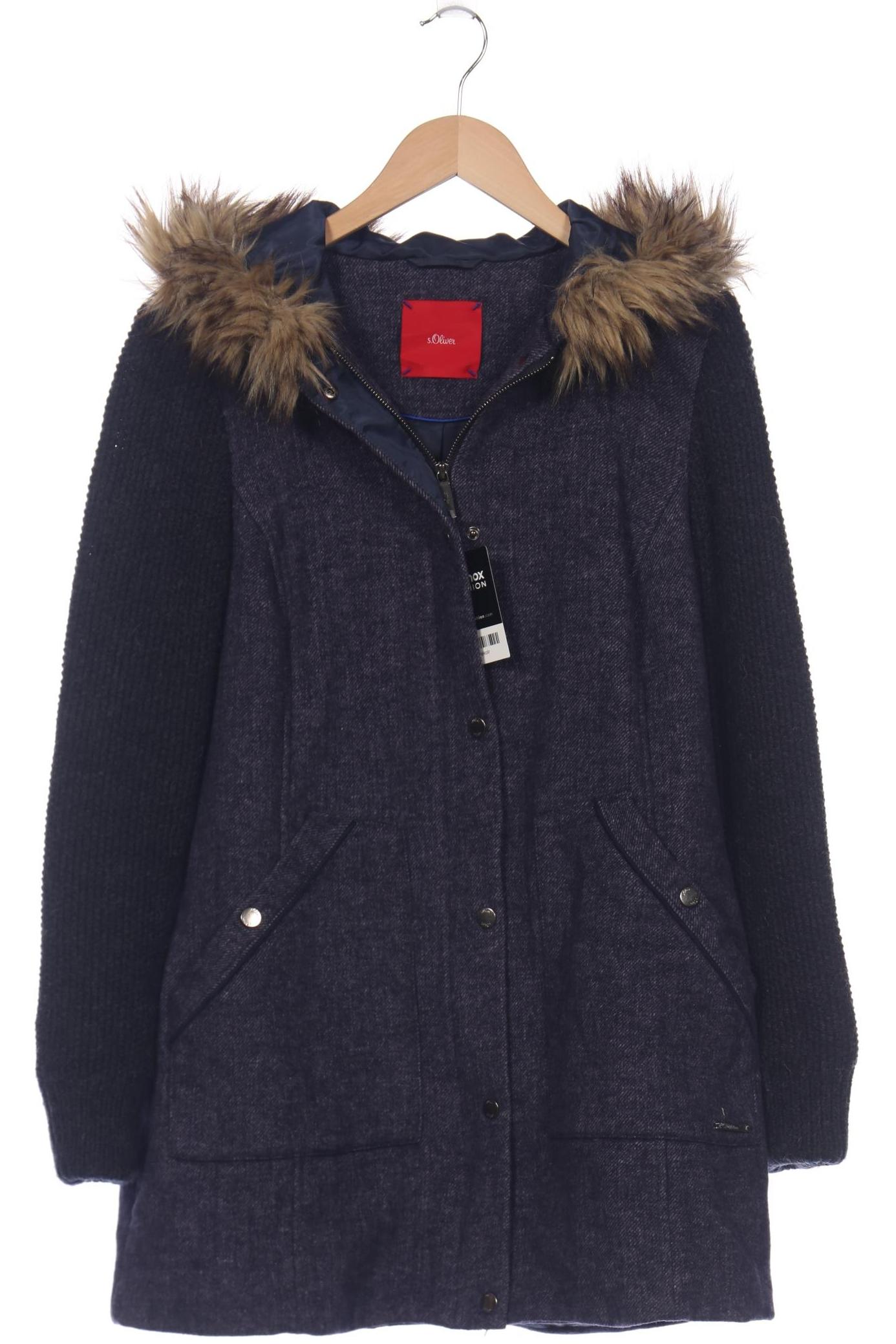 

s.Oliver Damen Mantel, marineblau, Gr. 42