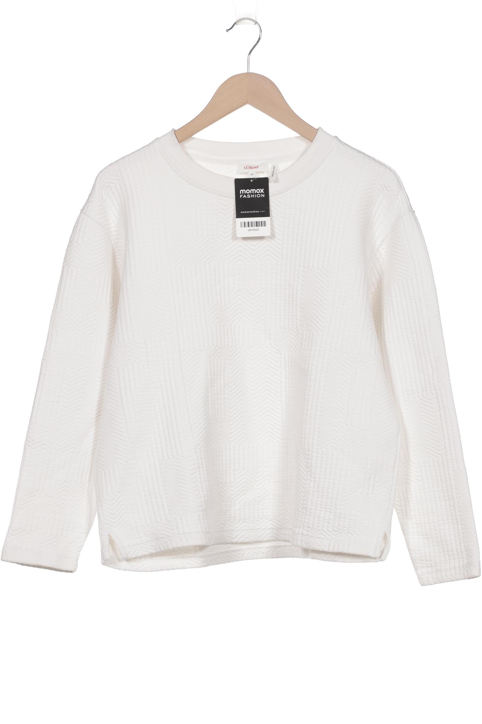 

s.Oliver Damen Sweatshirt, weiß, Gr. 40