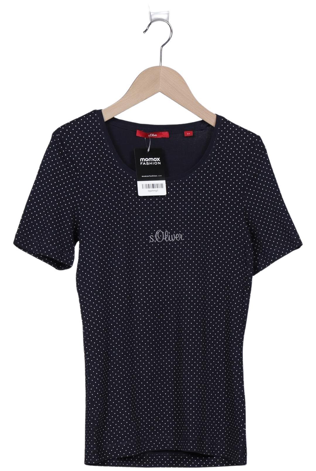 

s.Oliver Damen T-Shirt, marineblau, Gr. 34