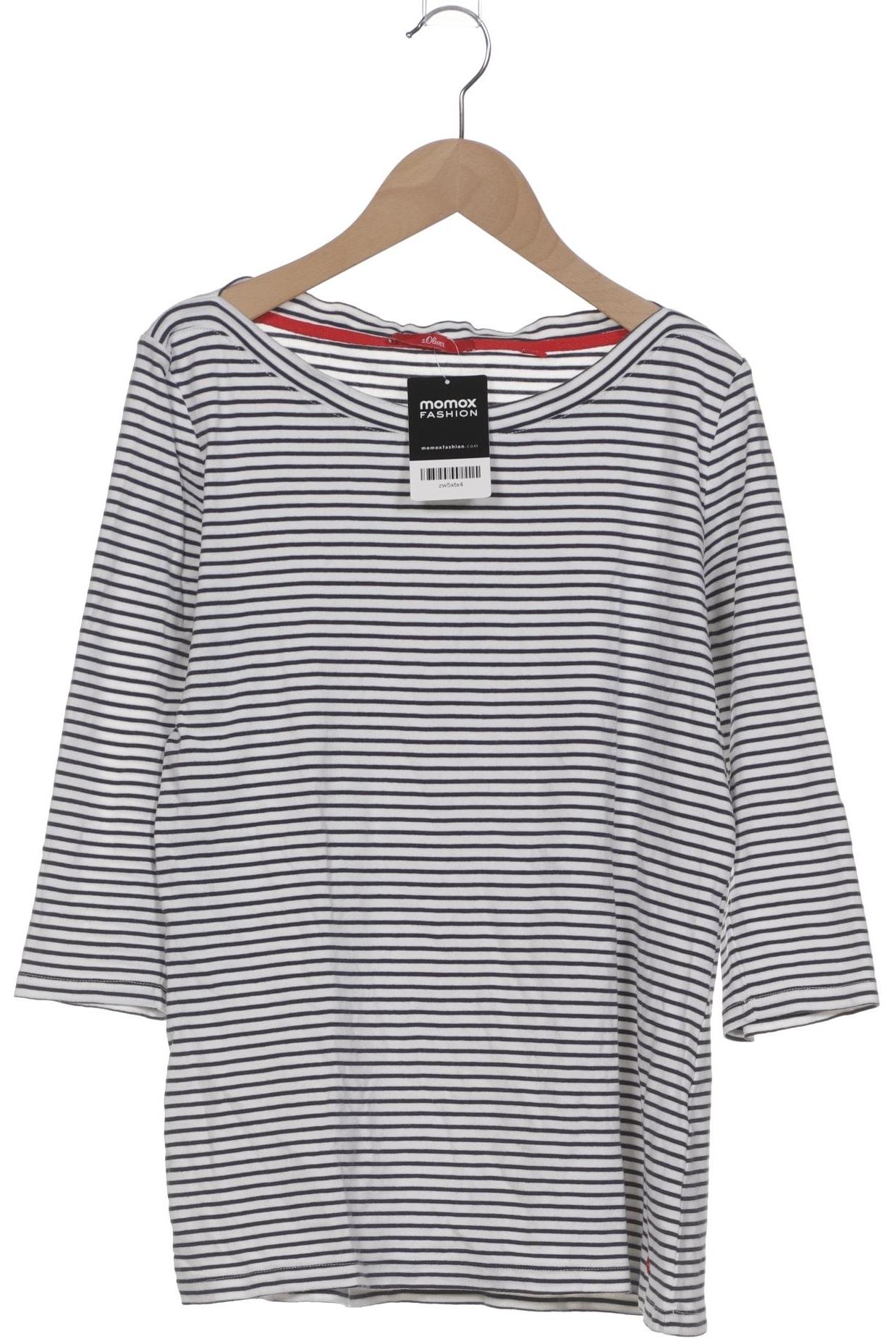 

s.Oliver Damen Langarmshirt, weiß, Gr. 44