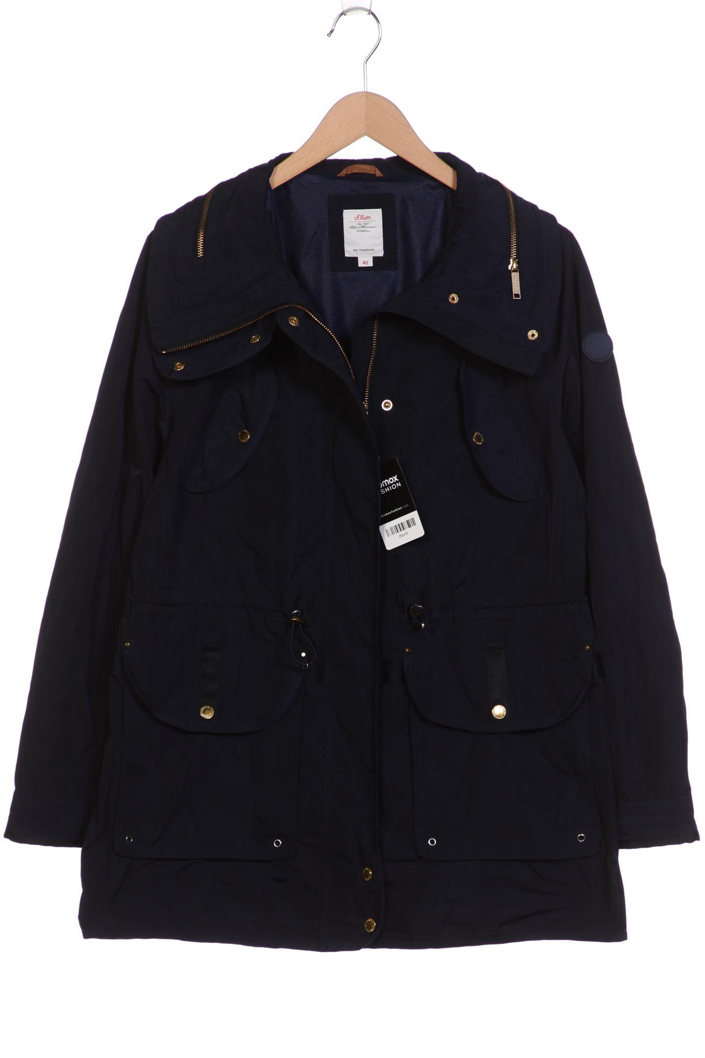 

s.Oliver Damen Mantel, marineblau, Gr. 42