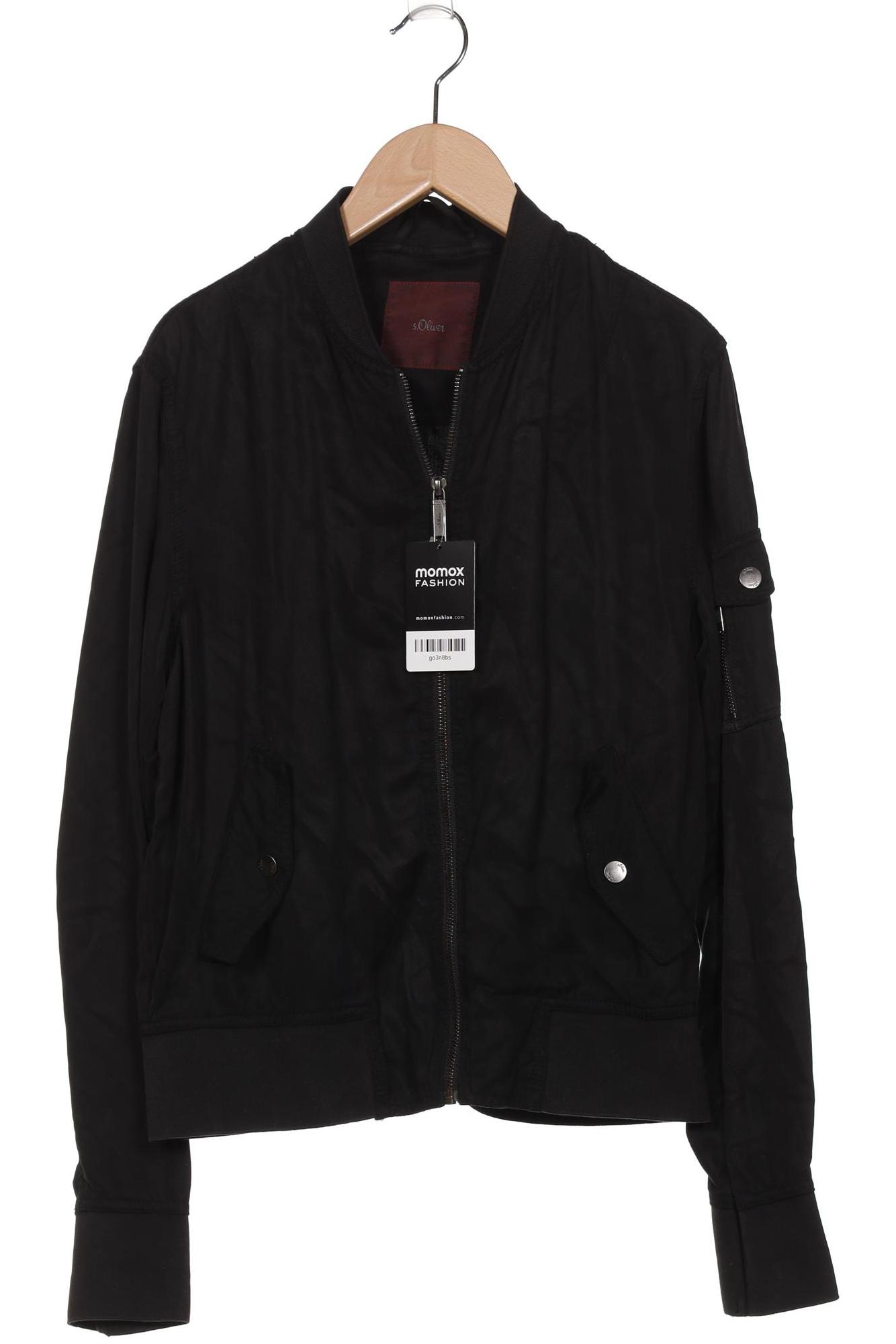 

s.Oliver Damen Jacke, schwarz, Gr. 36
