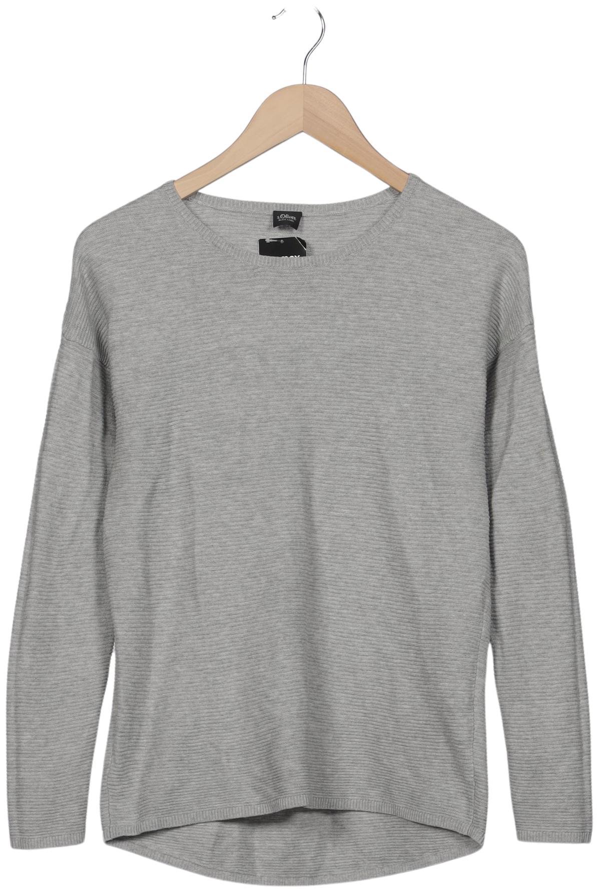 

s.Oliver Damen Pullover, grau, Gr. 34
